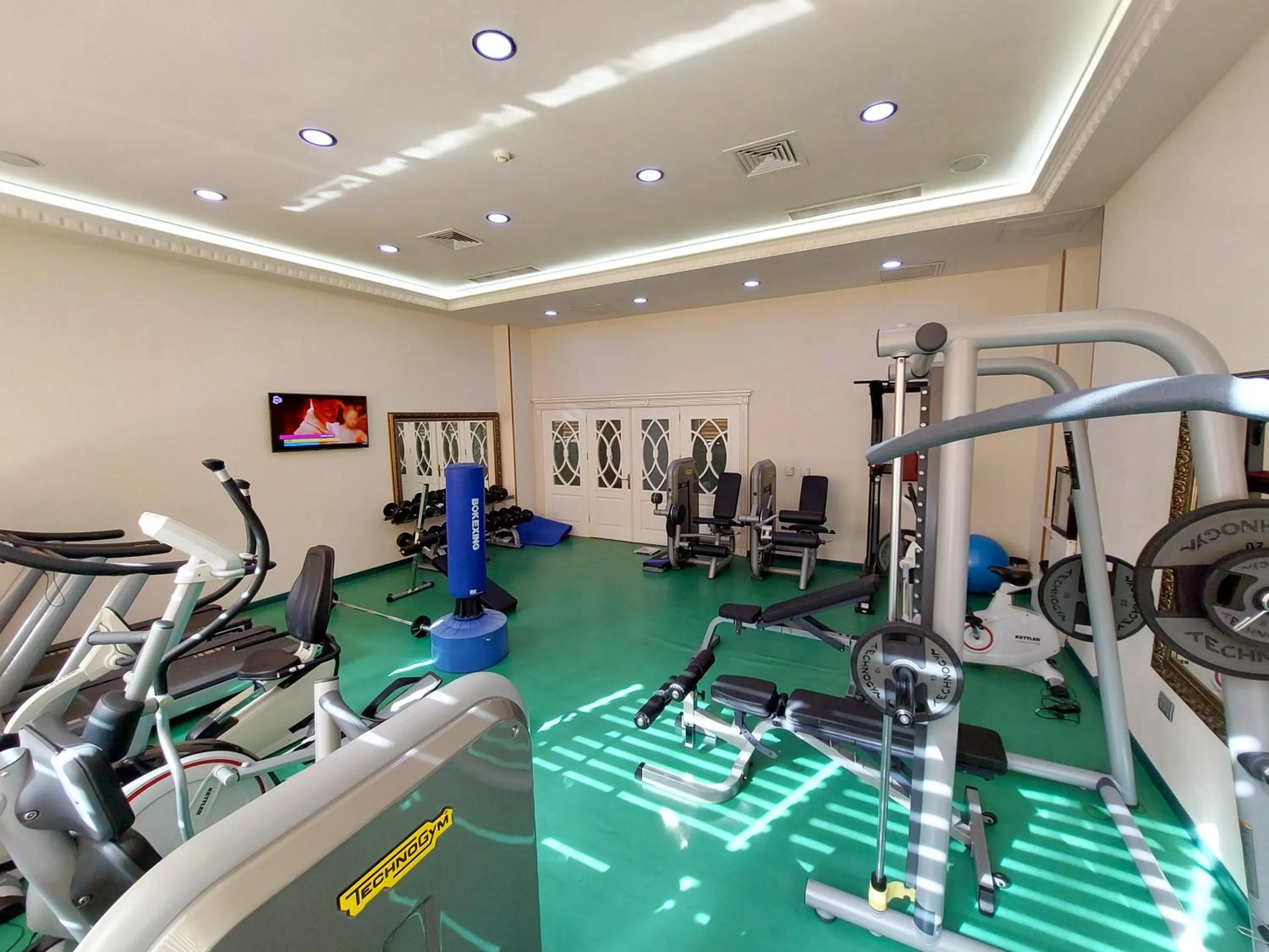 Fitness centre/facilities in Graaf Hotel