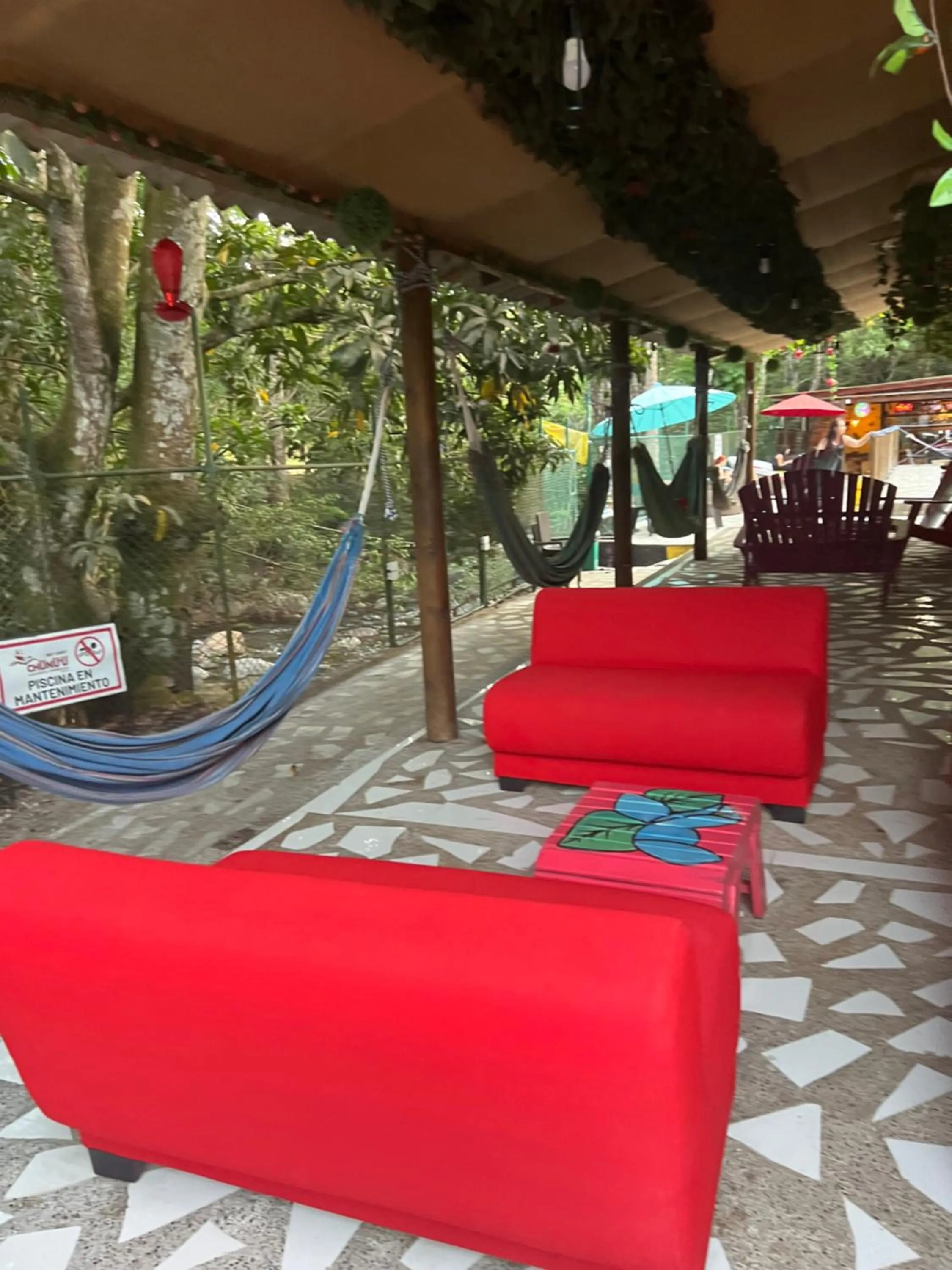 Patio in MINCA Chunuu - glamping - coworking MINCA