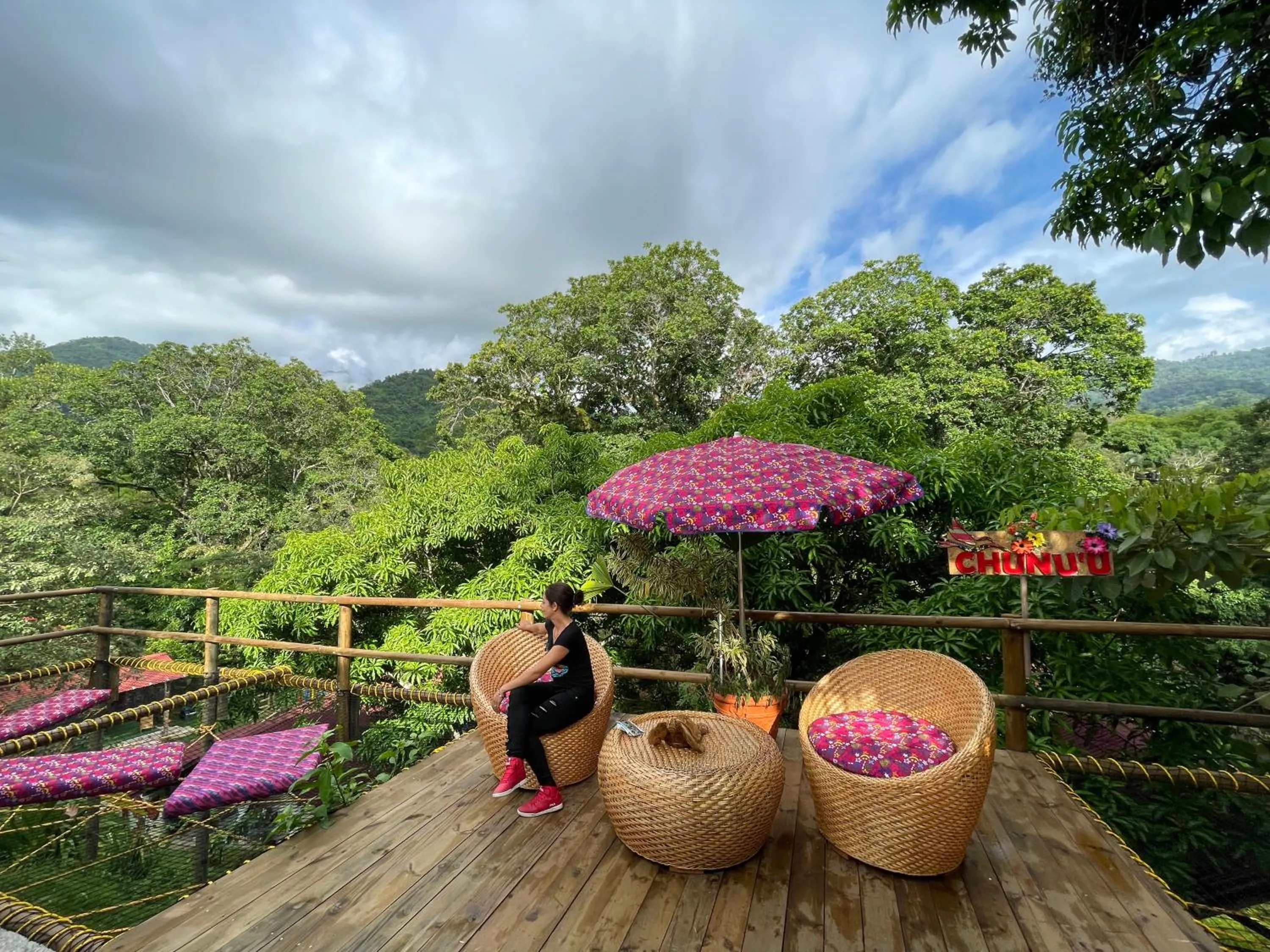 Balcony/Terrace in MINCA Chunuu - glamping - coworking MINCA