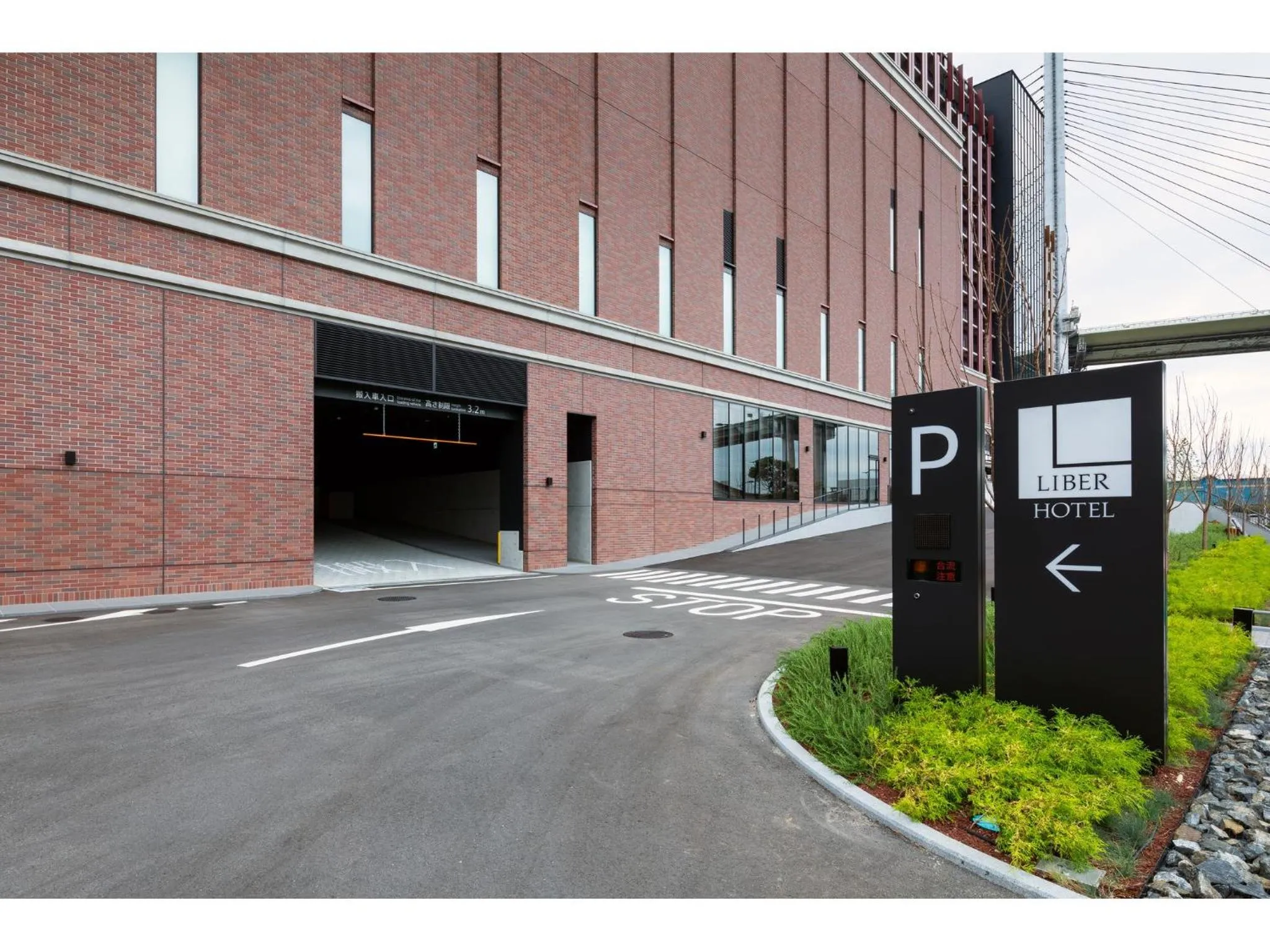 Property building in LIBER HOTEL Osaka