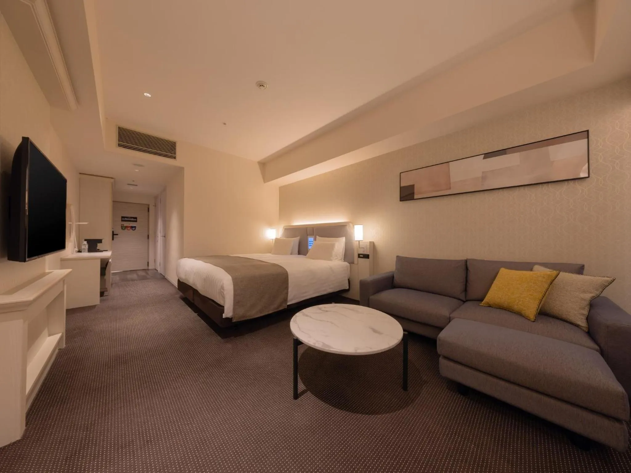 Photo of the whole room, Bed in LIBER HOTEL Osaka