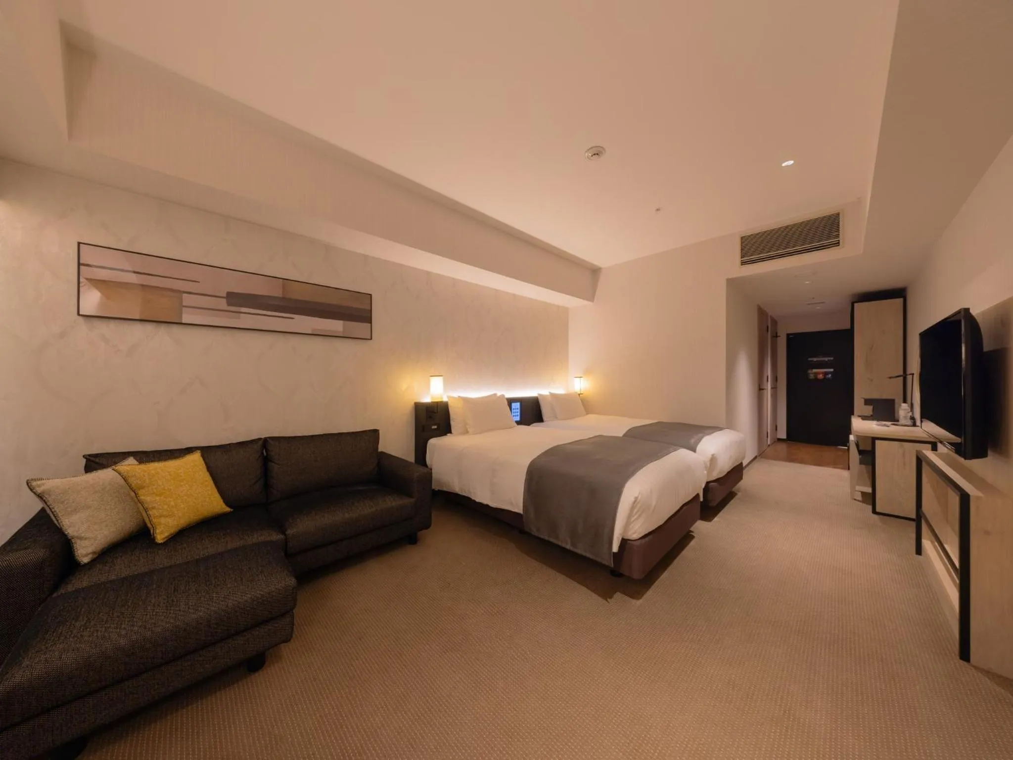 Photo of the whole room, Bed in LIBER HOTEL Osaka