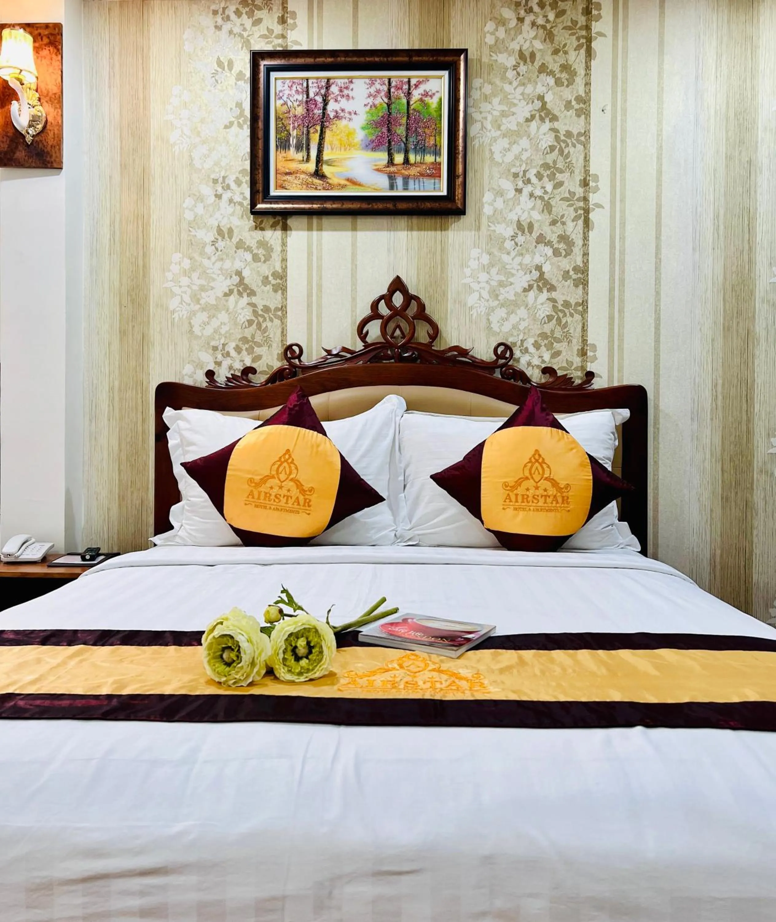 Bed in Air Star Hotel