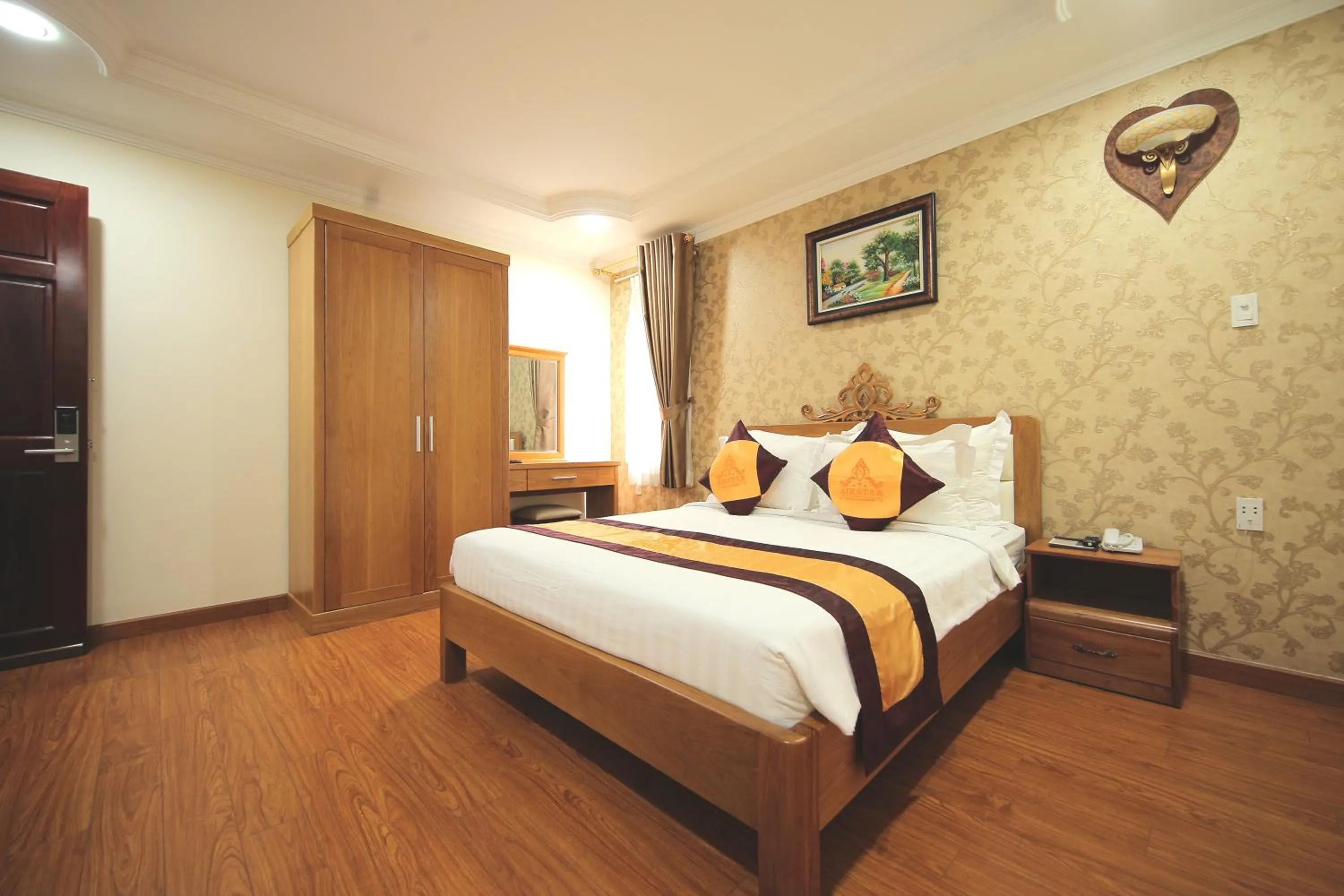 Bed in Air Star Hotel