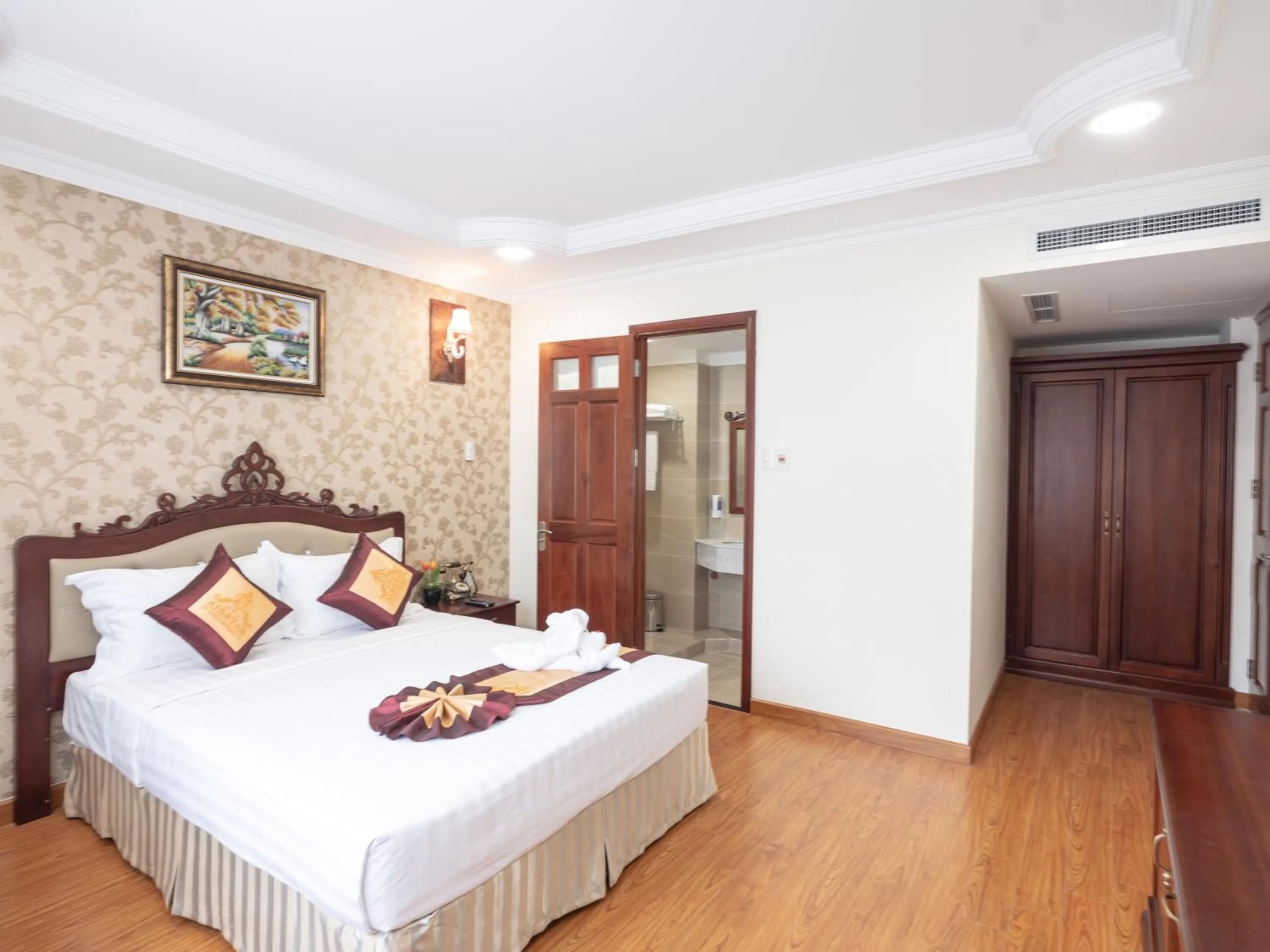 Bed in Air Star Hotel