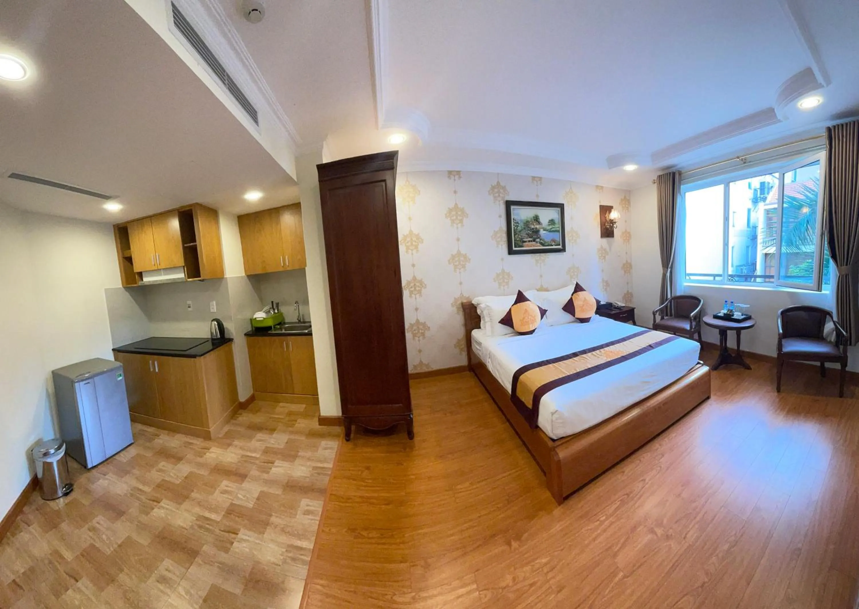 Bed in Air Star Hotel