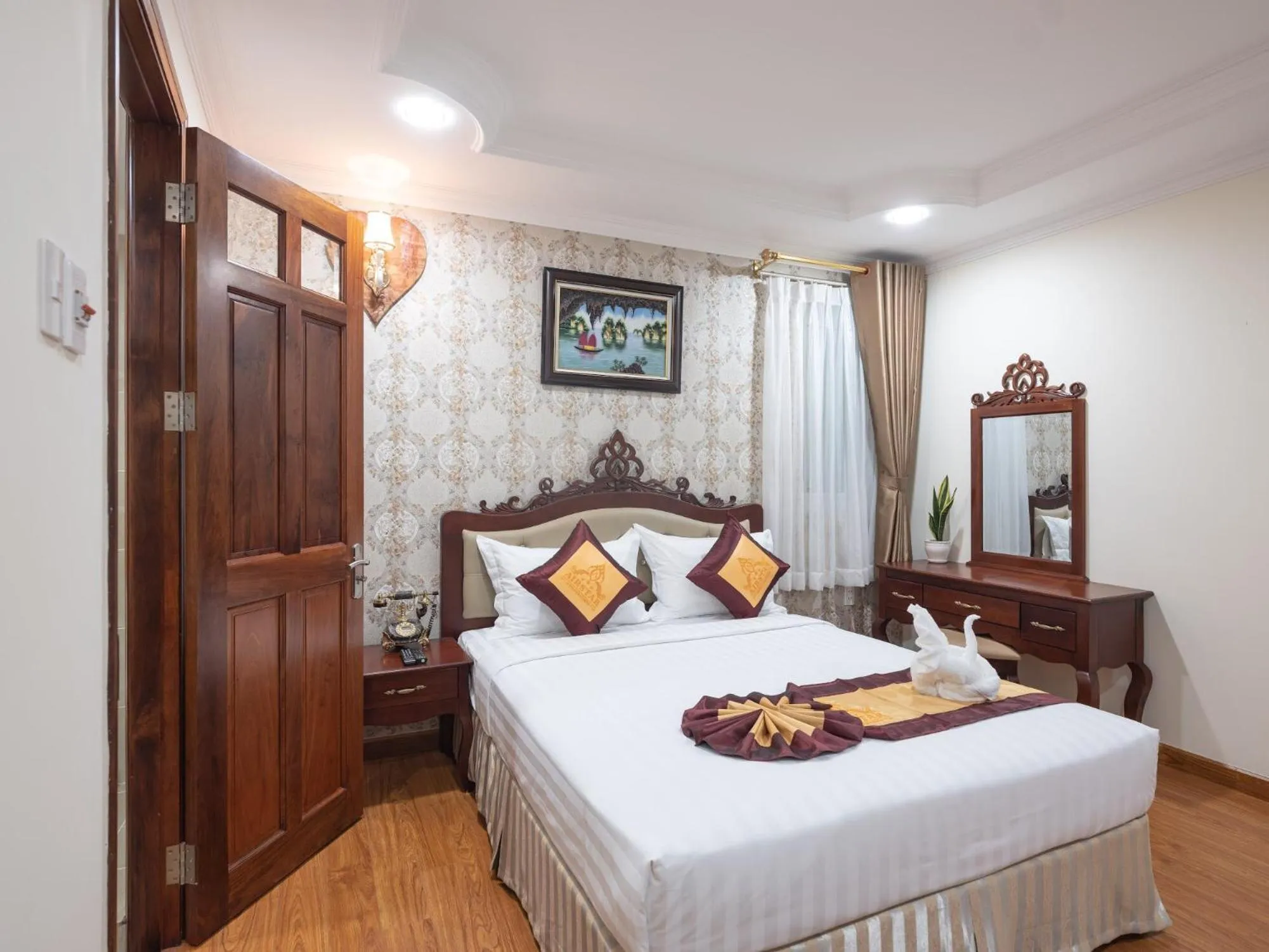 Bed in Air Star Hotel