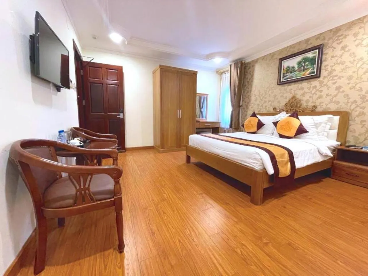 Bedroom, Bed in Air Star Hotel