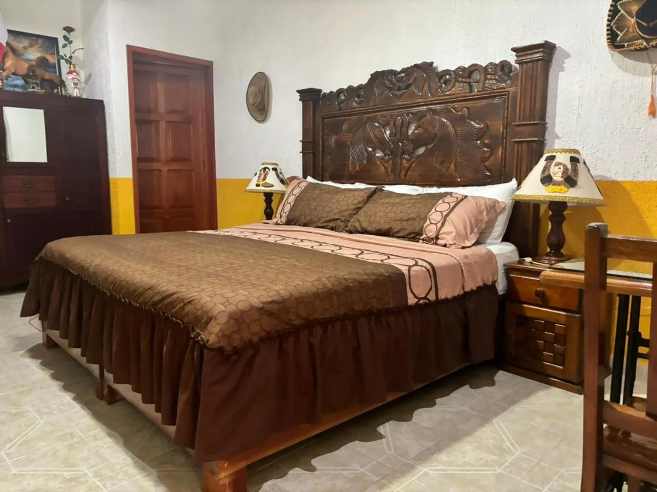 Bed in Casa Palagui Colonial