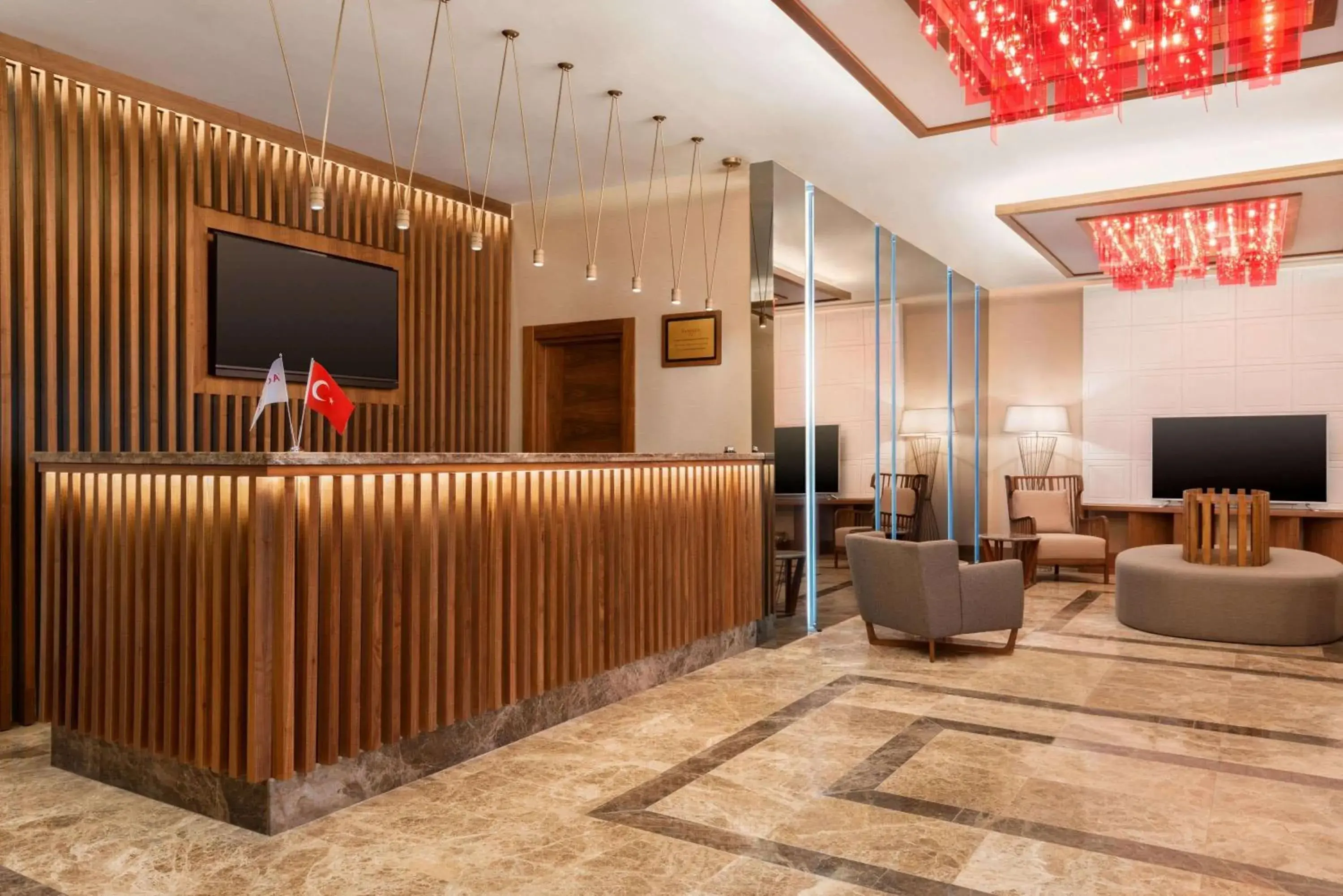 Lobby or reception in Ramada by Wyndham Nigde Lobby or reception in Ramada by Wyndham Nigde