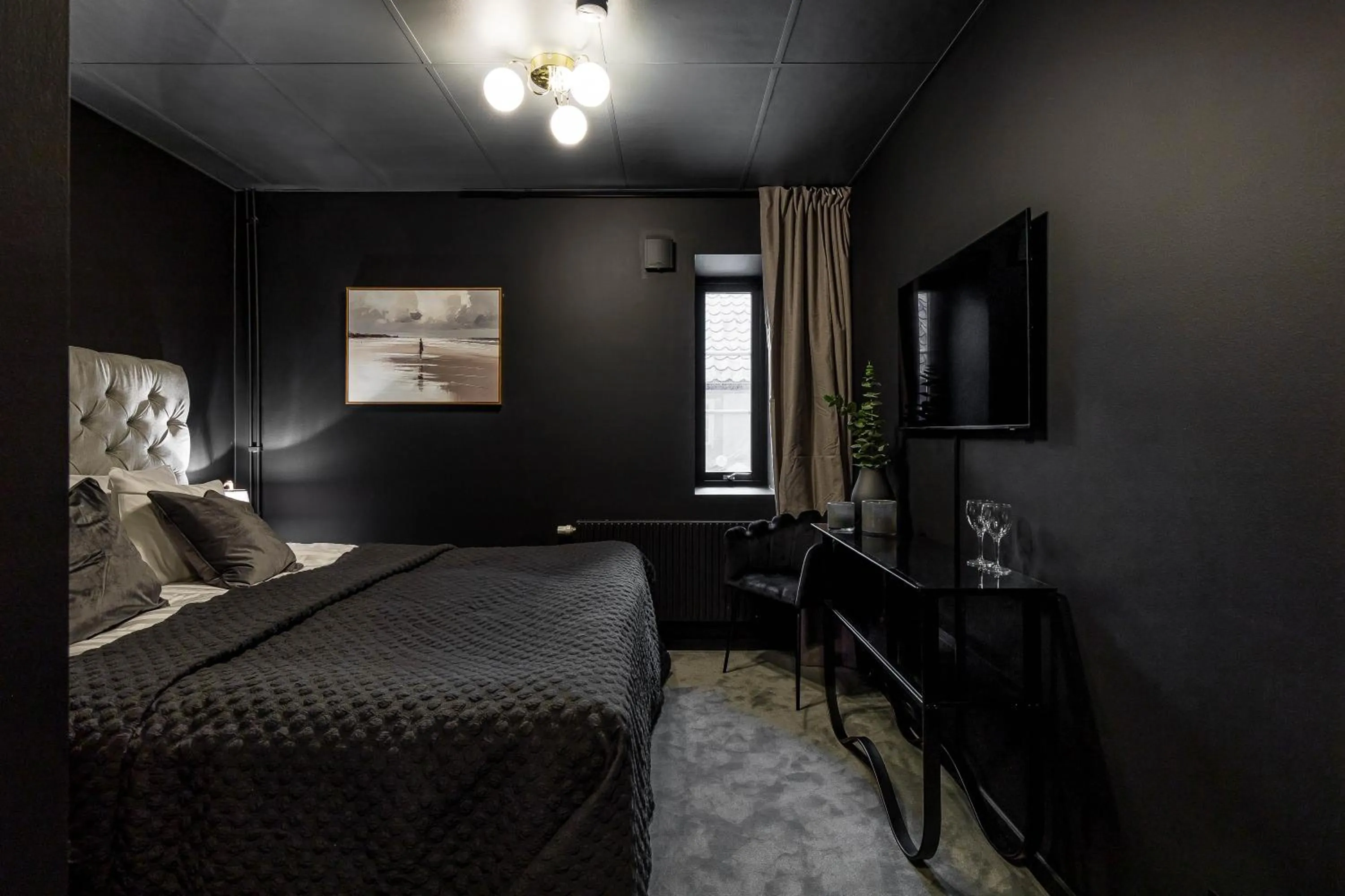 Bed in Villa Gutebagge Hotell