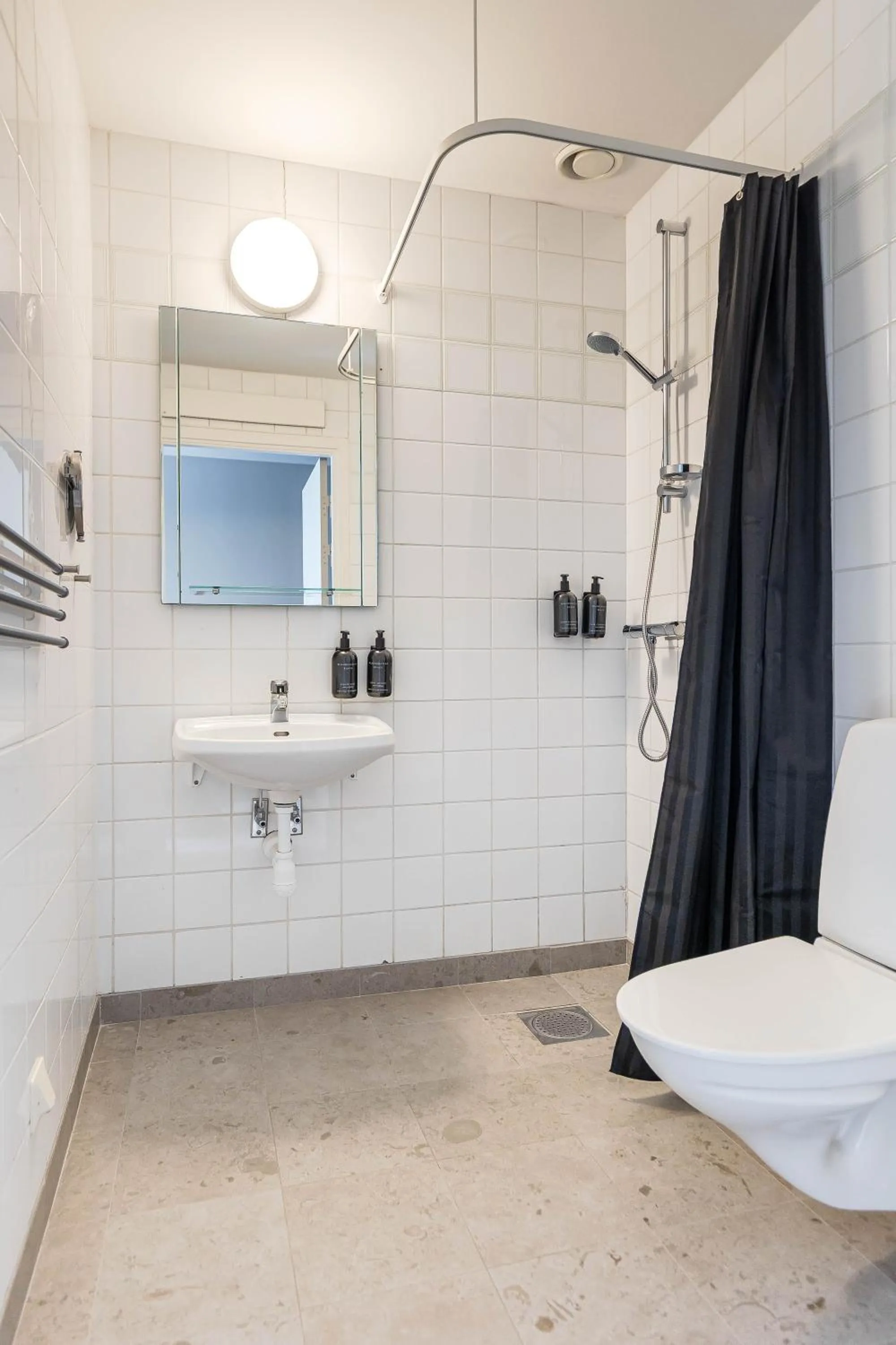 Shower in Villa Gutebagge Hotell