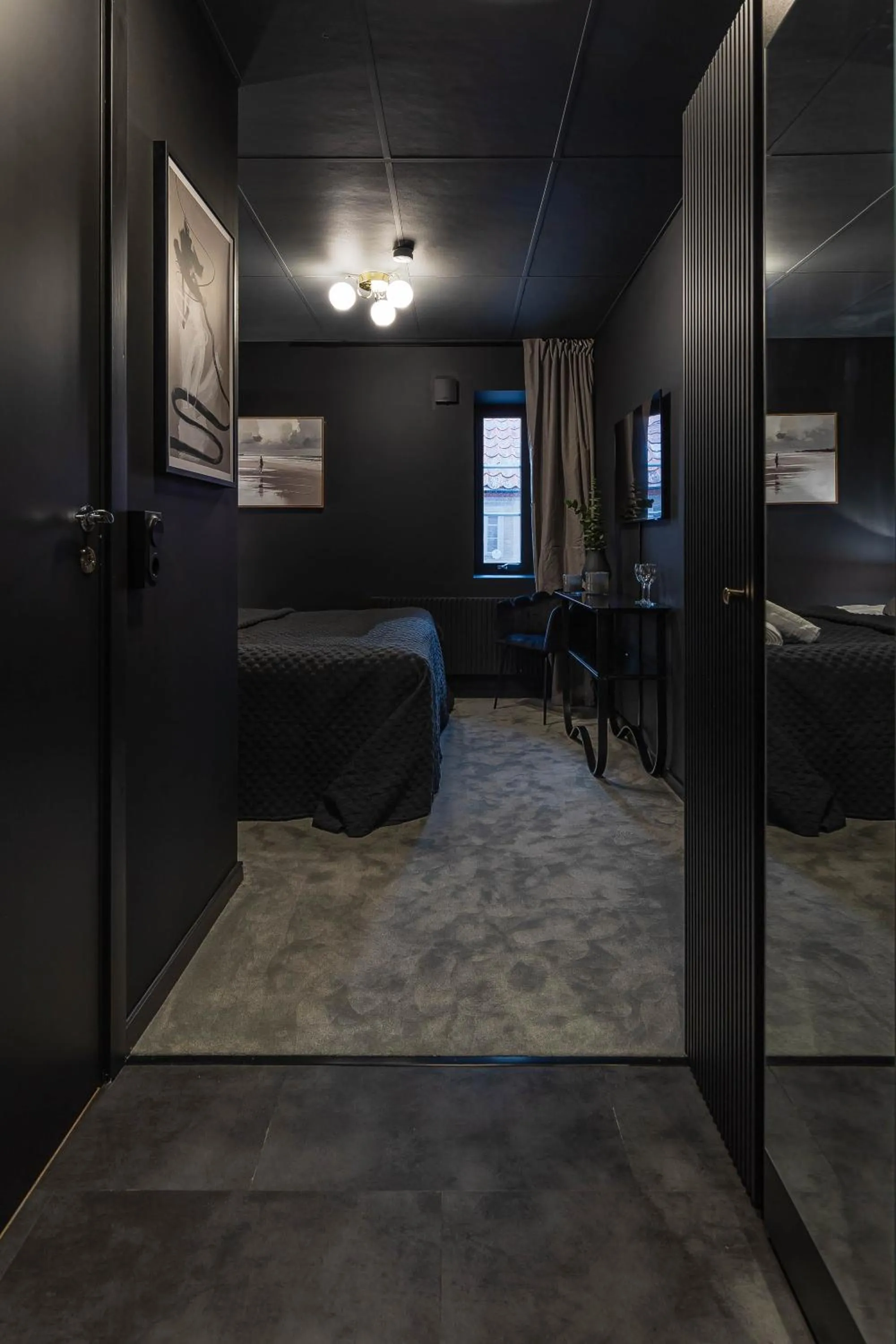 Bed in Villa Gutebagge Hotell