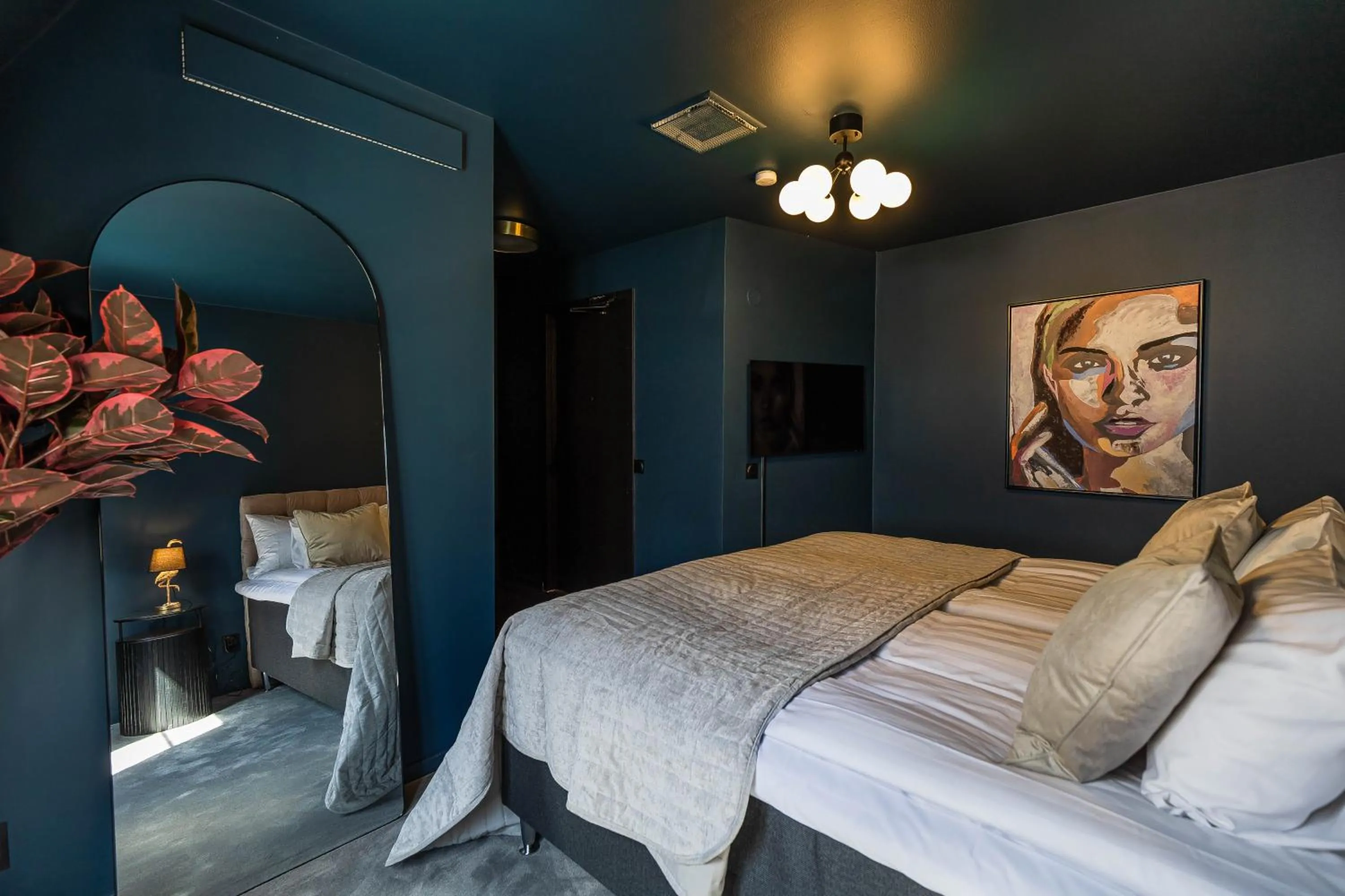 Bed in Villa Gutebagge Hotell