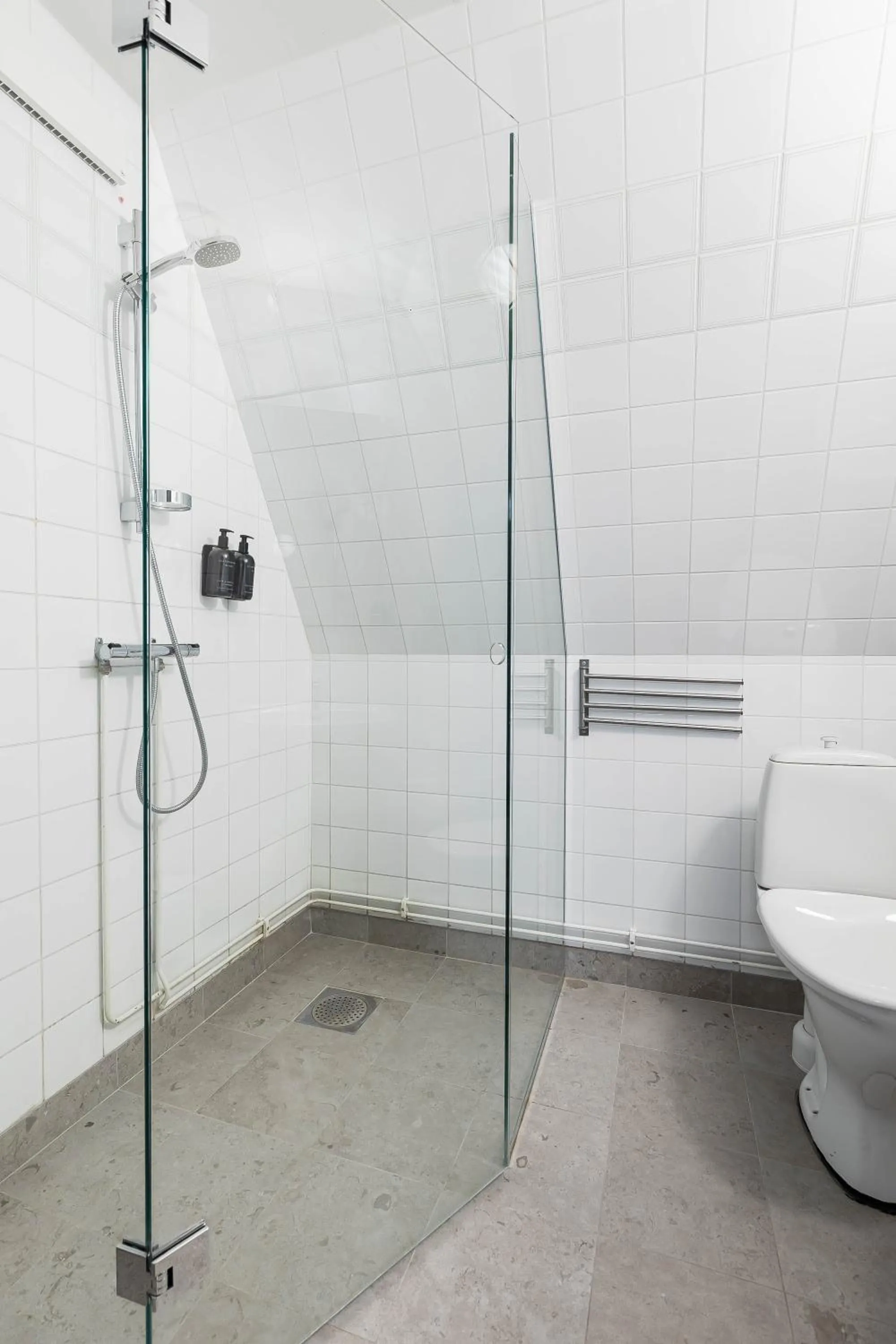 Shower in Villa Gutebagge Hotell