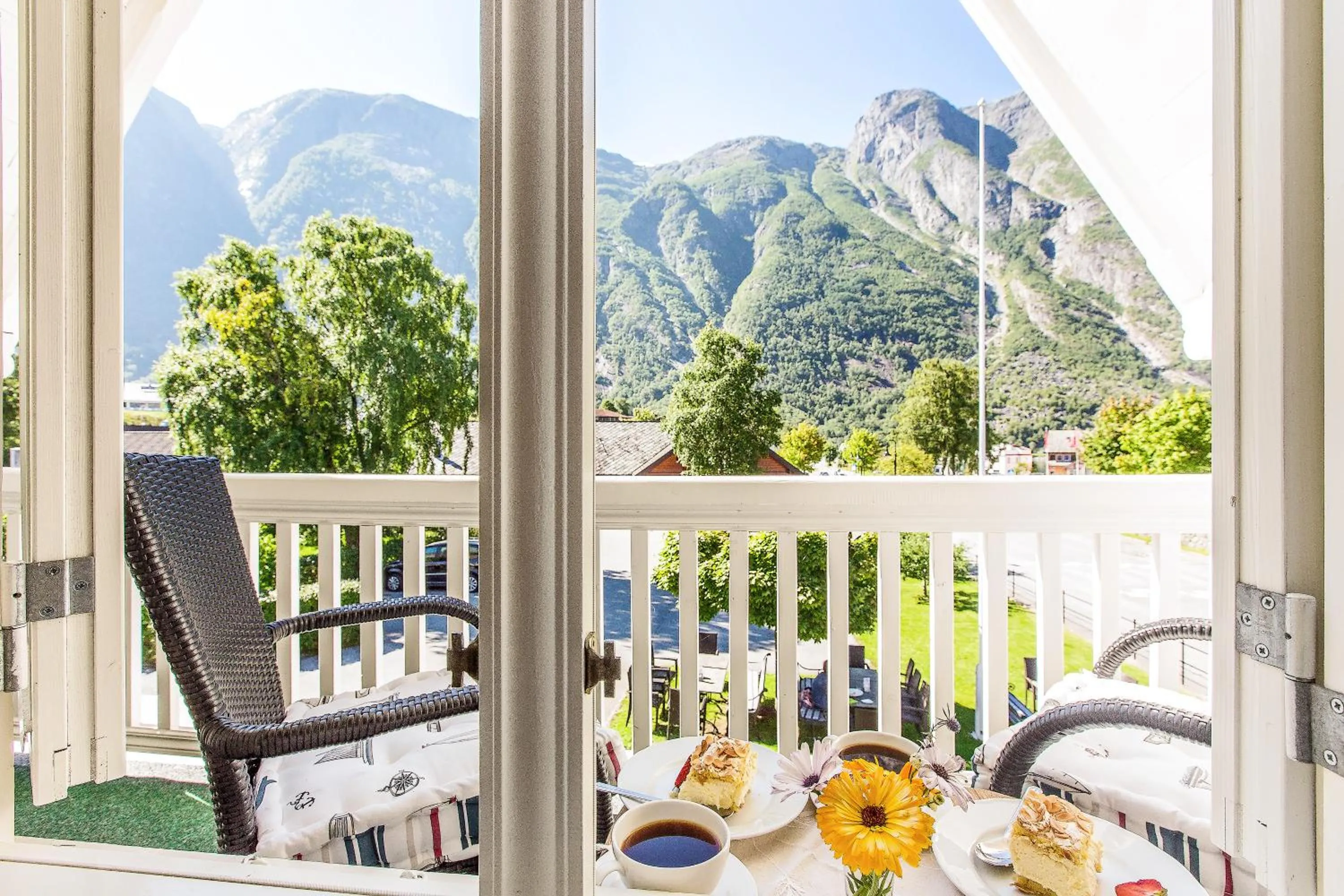 Balcony/Terrace in Vik Pensjonat