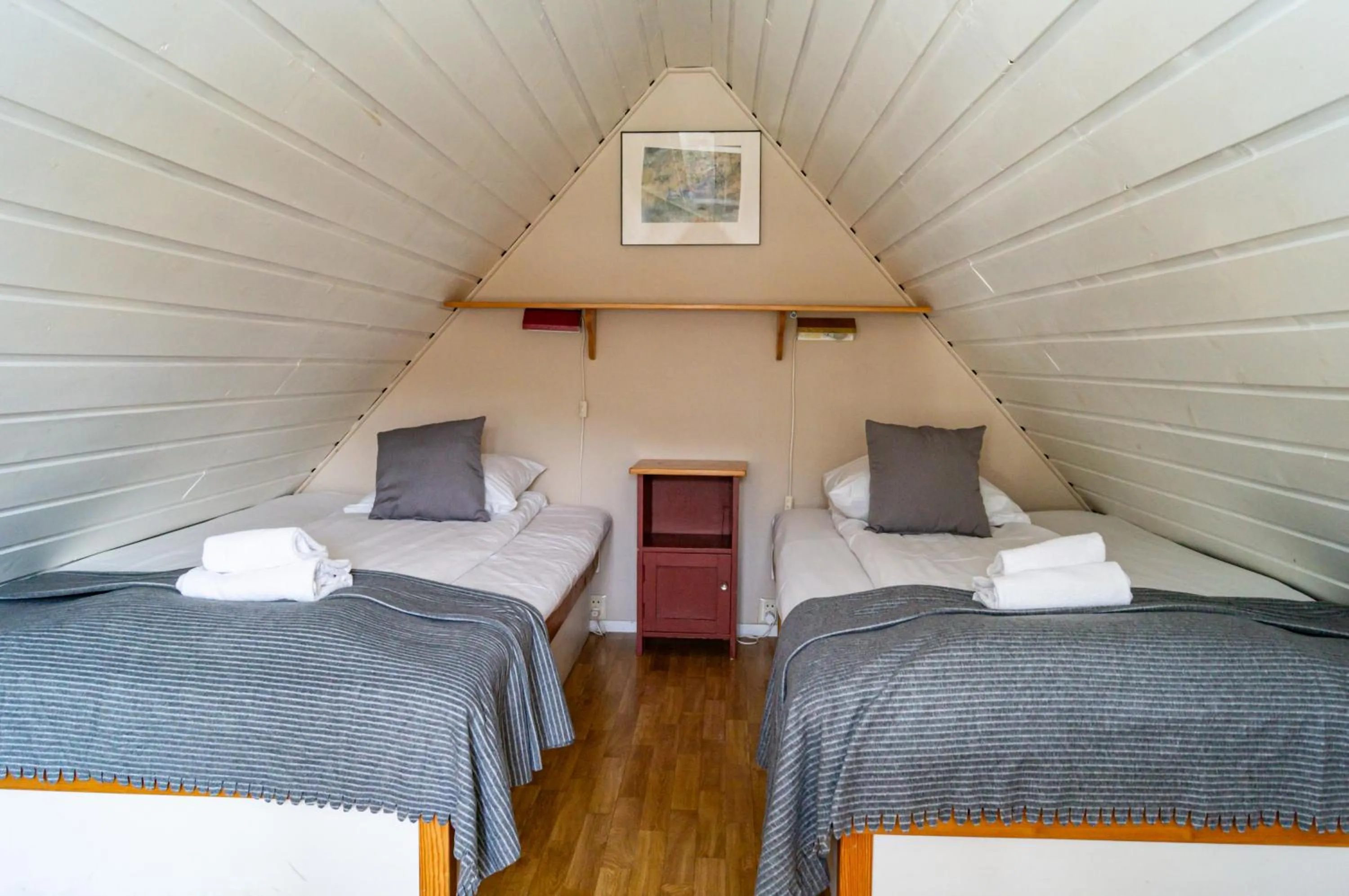 Bed in Vik Pensjonat