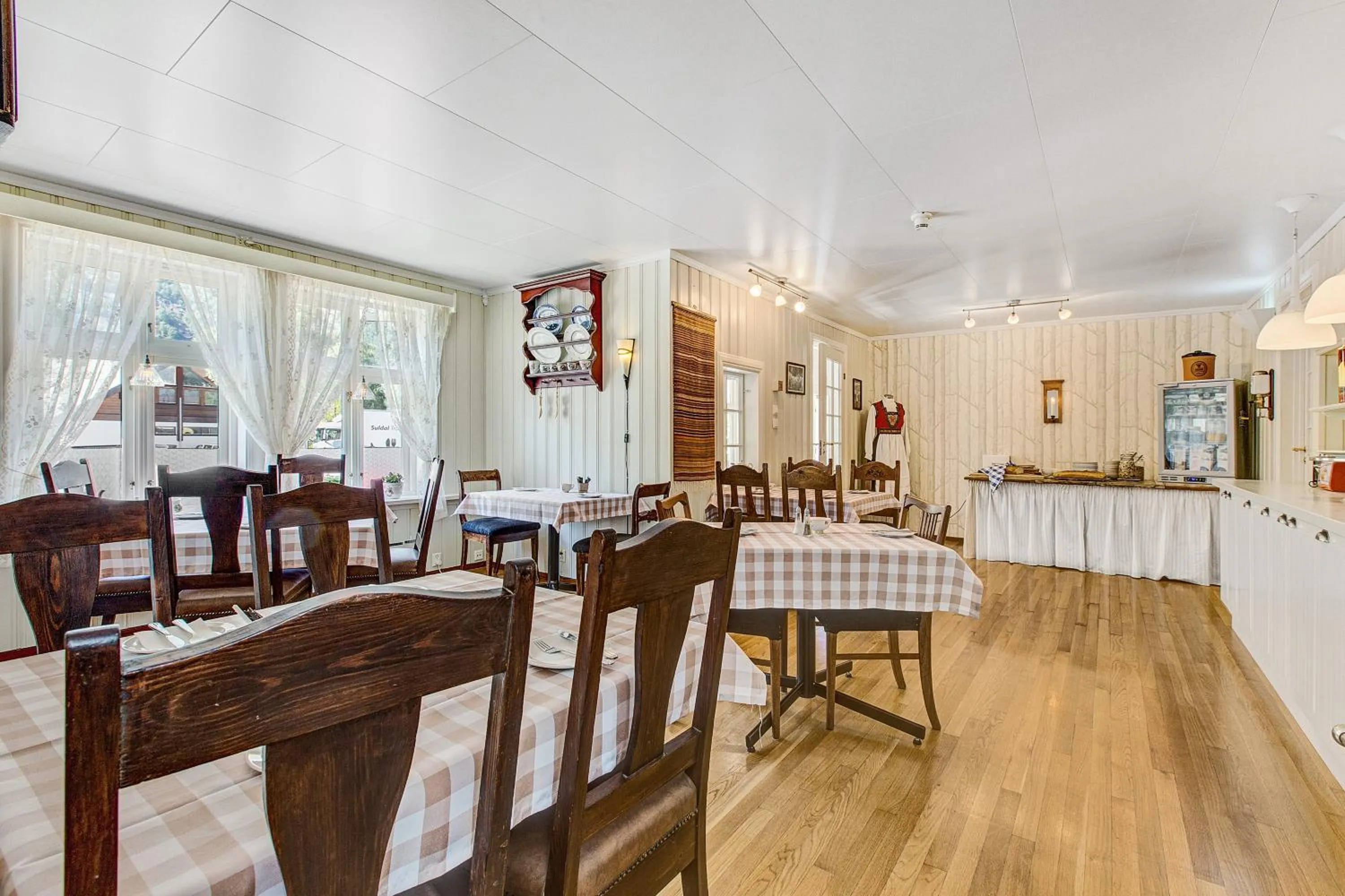 Dining area in Vik Pensjonat