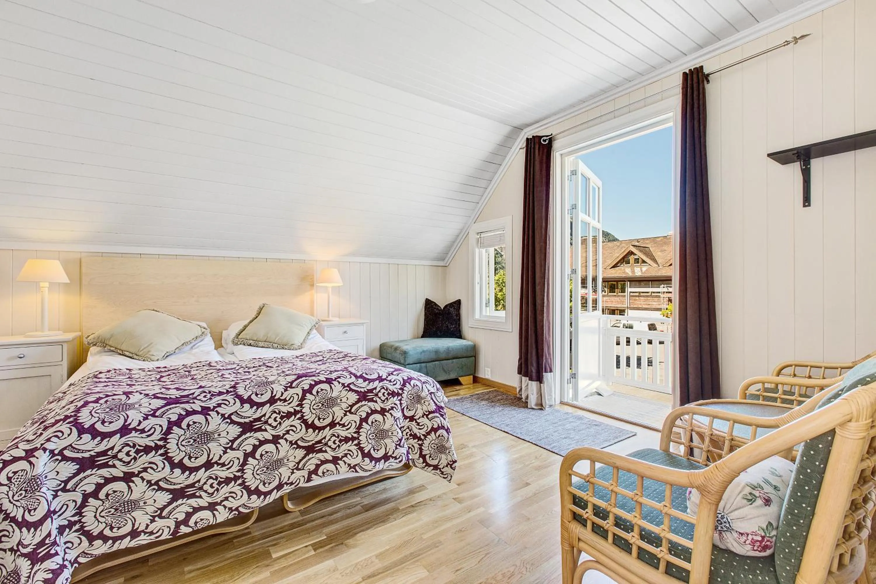 Bed in Vik Pensjonat