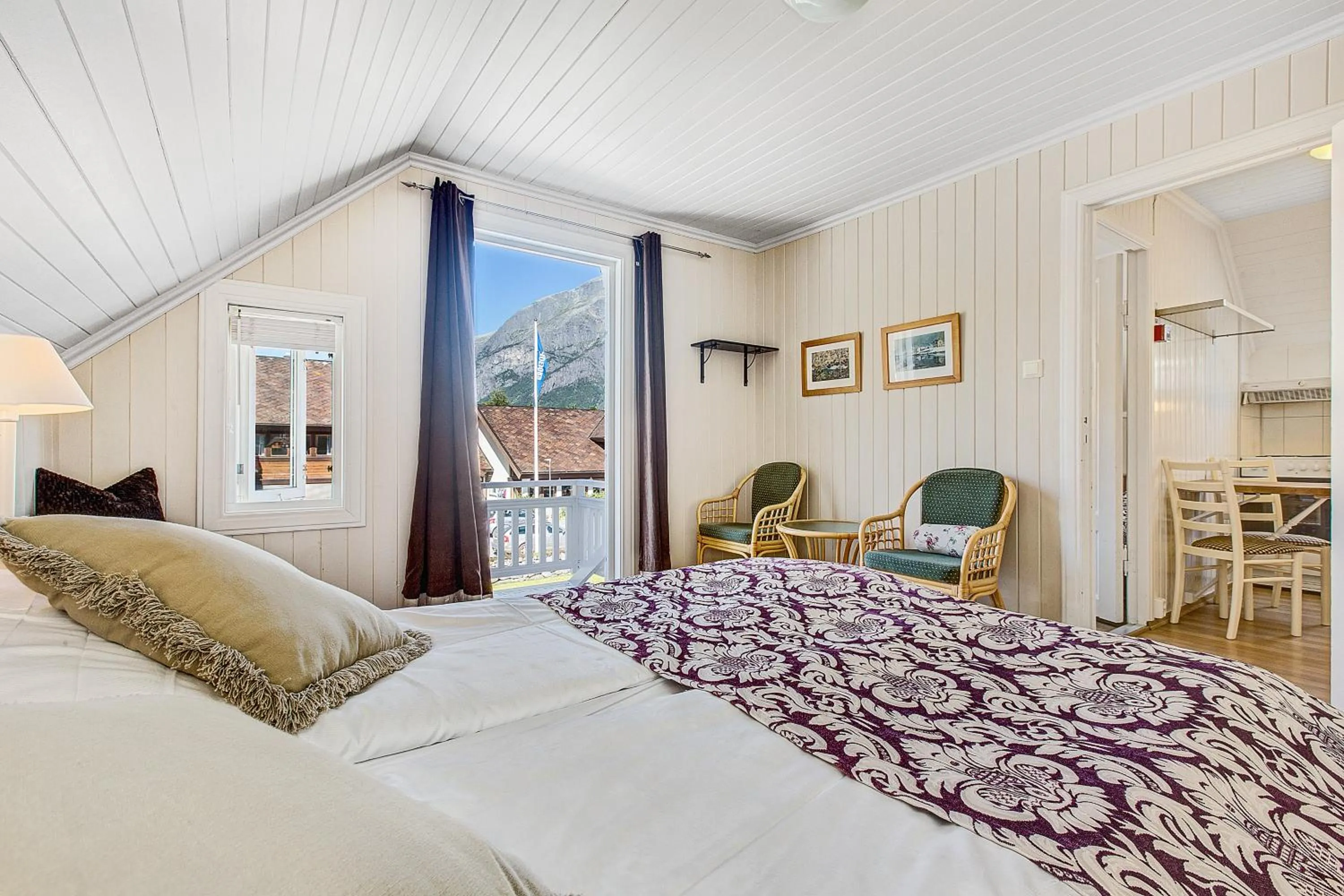 Bed in Vik Pensjonat