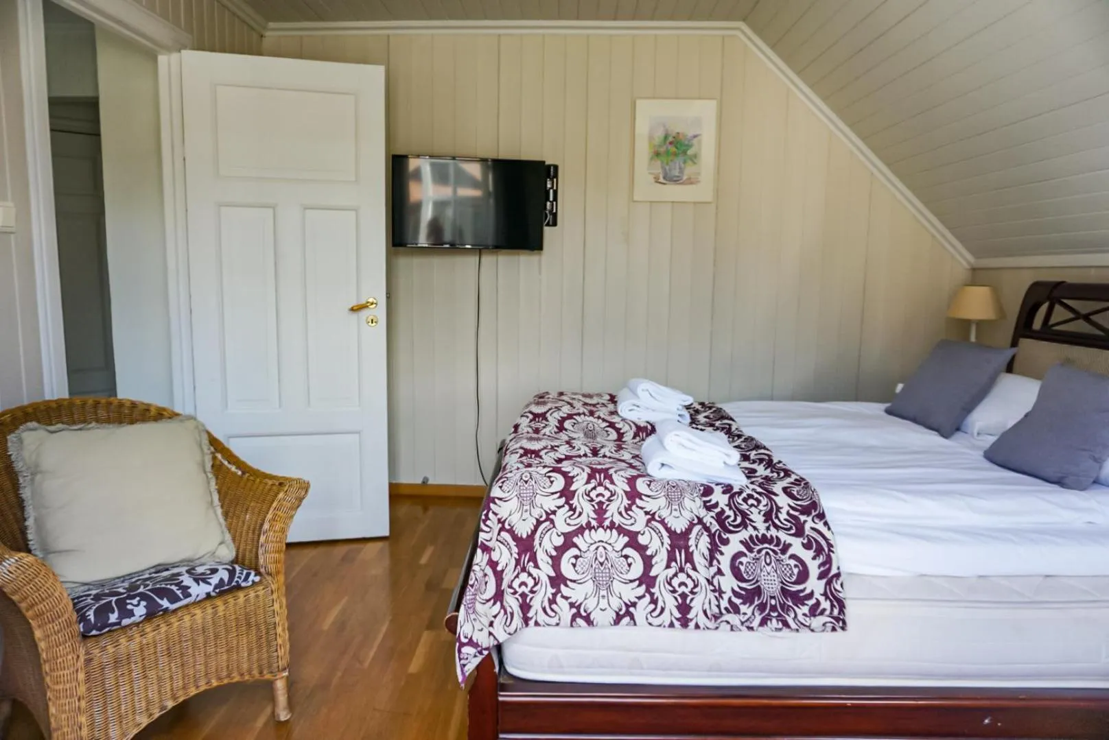 Bed in Vik Pensjonat