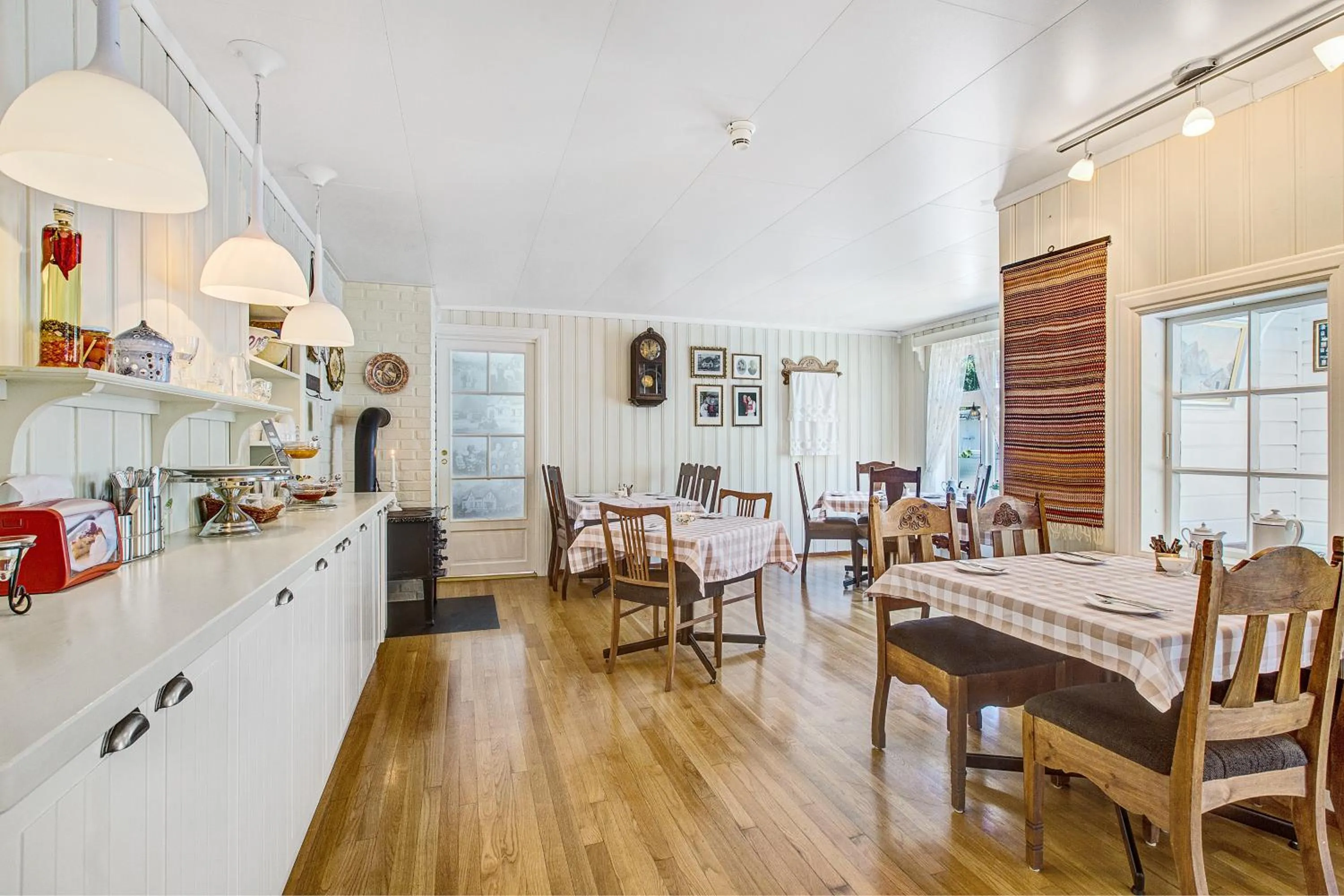 Dining area in Vik Pensjonat