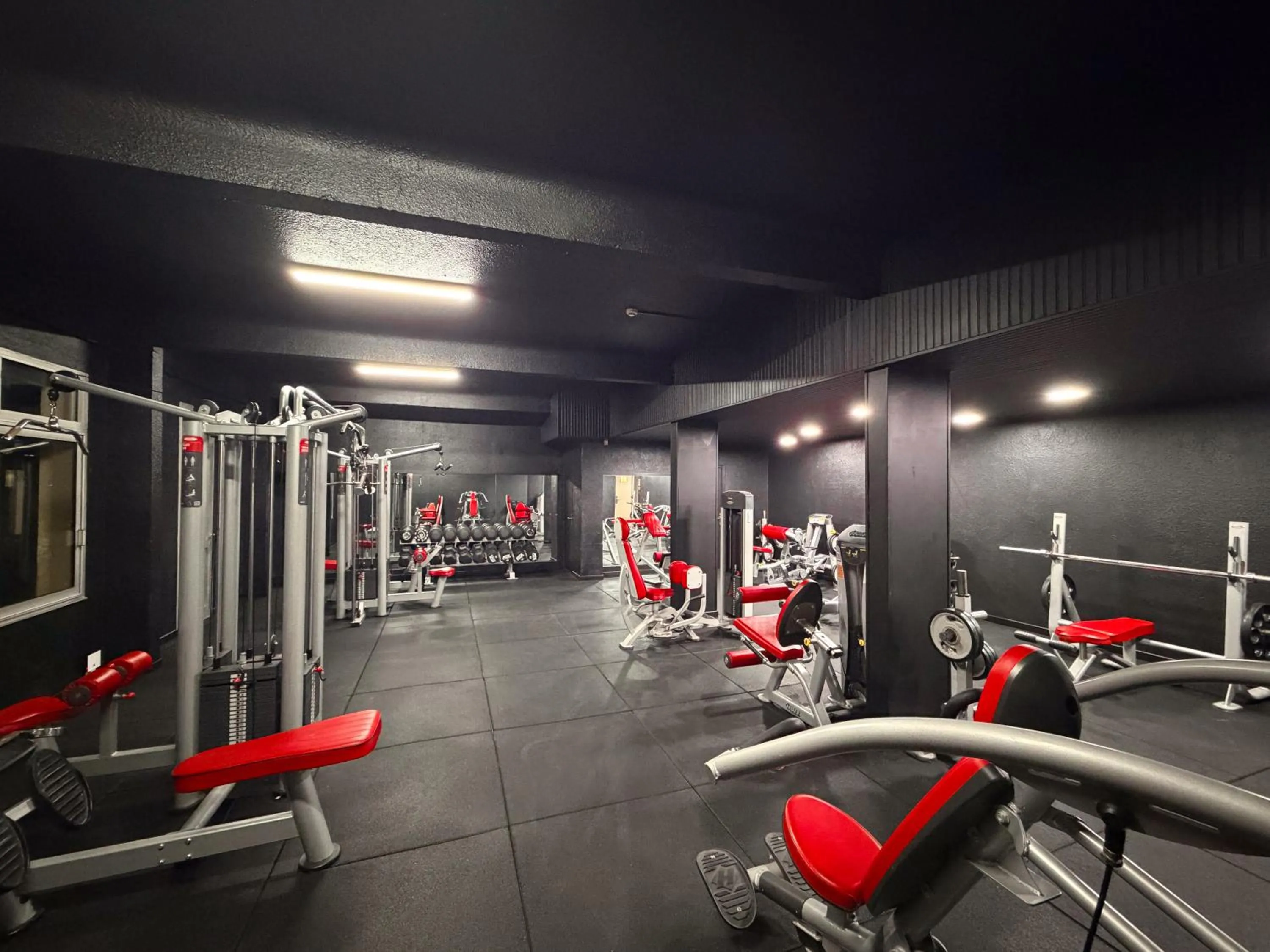 Fitness centre/facilities in Brit Hotel Confort Gien