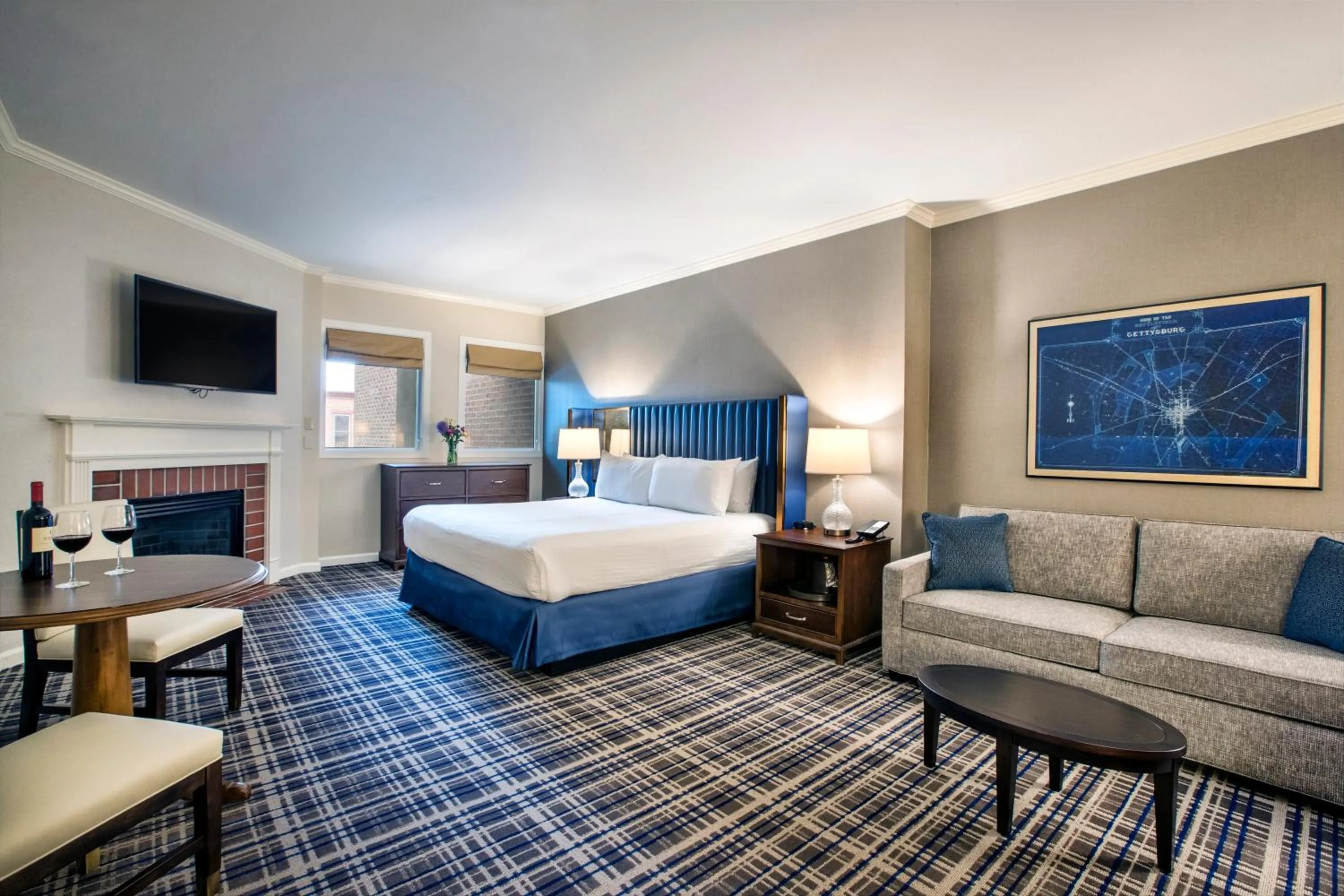 Photo of the whole room, Bed in Hotel Gettysburg