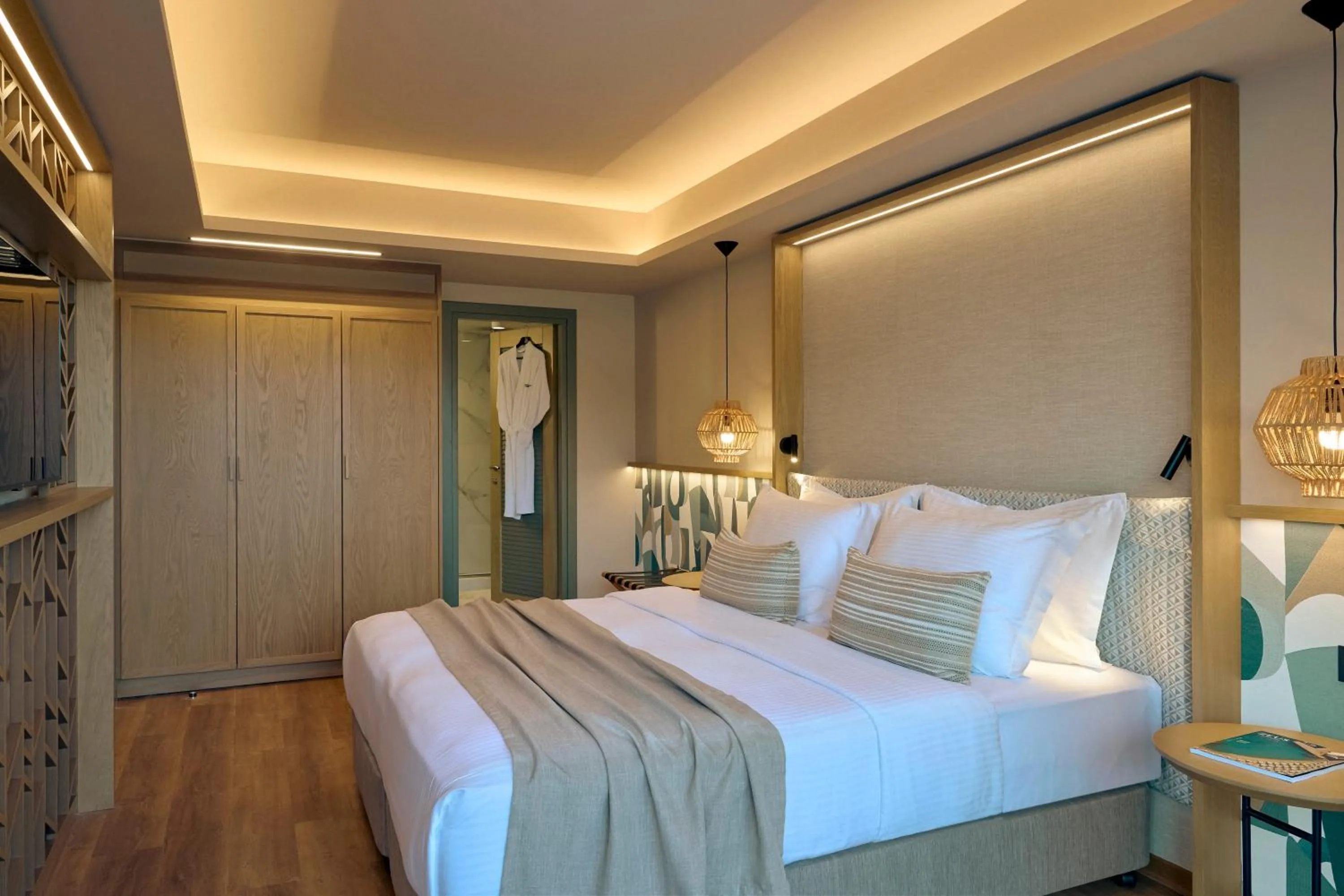 Bed in Zeus Eleva Mirabello Bay