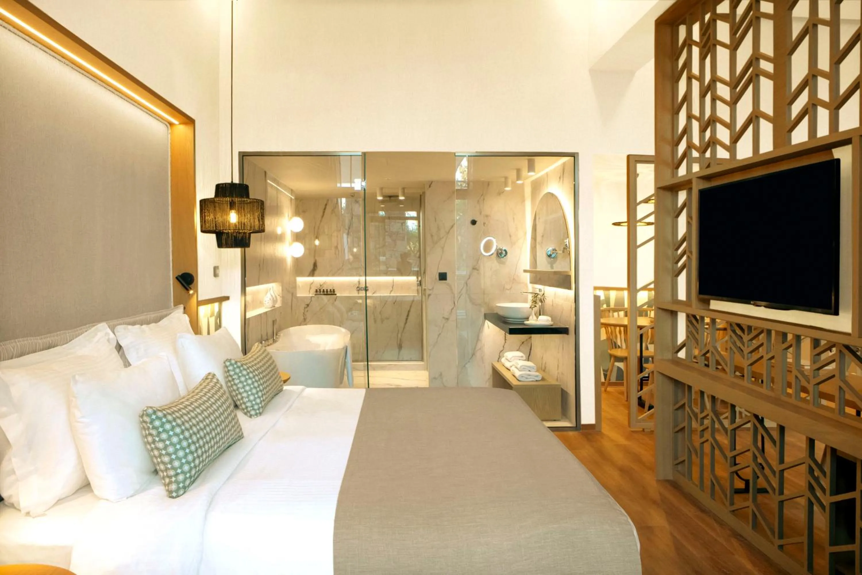 Bed in Zeus Eleva Mirabello Bay