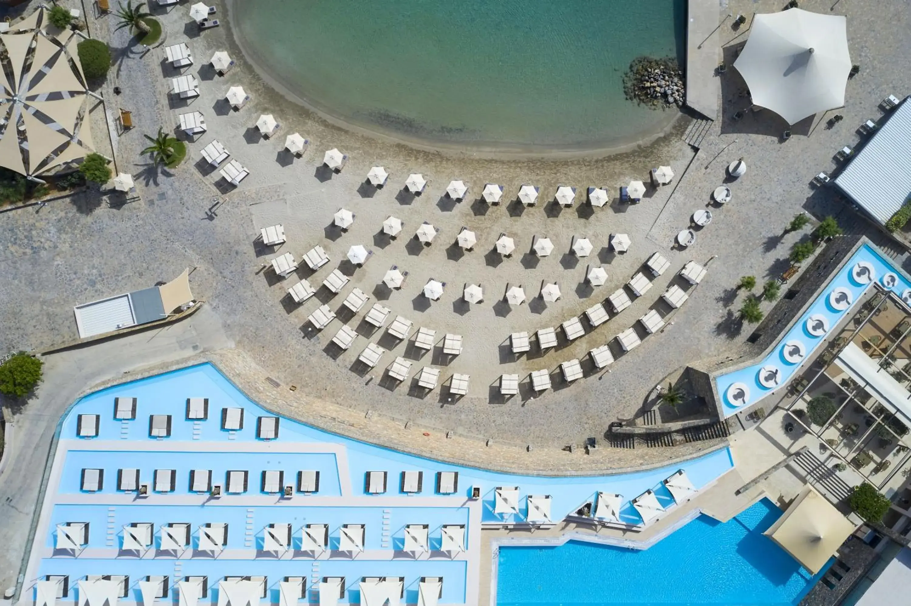Bird's eye view in Wyndham Grand Crete Mirabello Bay Bird's eye view in Wyndham Grand Crete Mirabello Bay