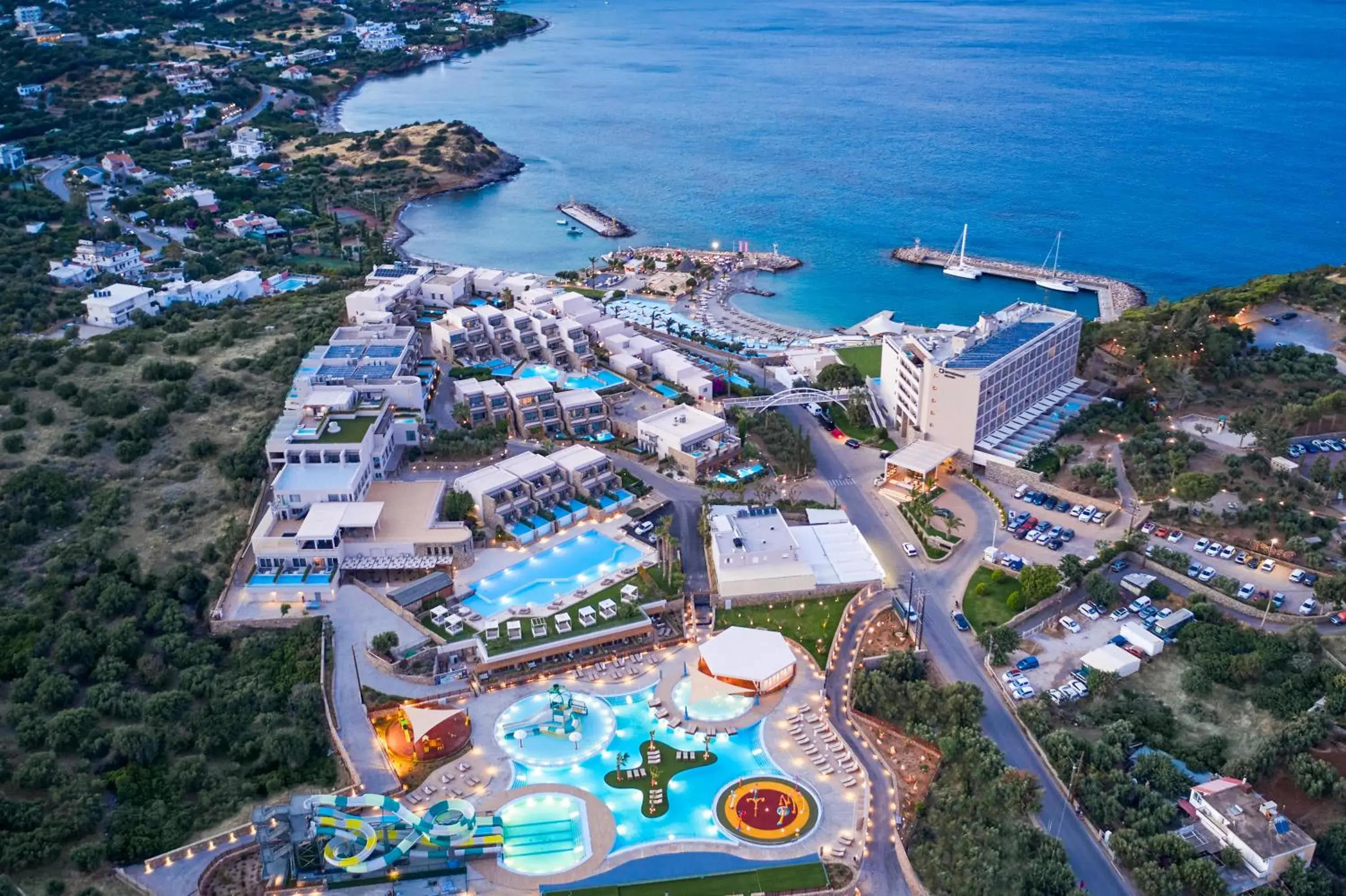 Bird's eye view in Wyndham Grand Crete Mirabello Bay Bird's eye view in Wyndham Grand Crete Mirabello Bay