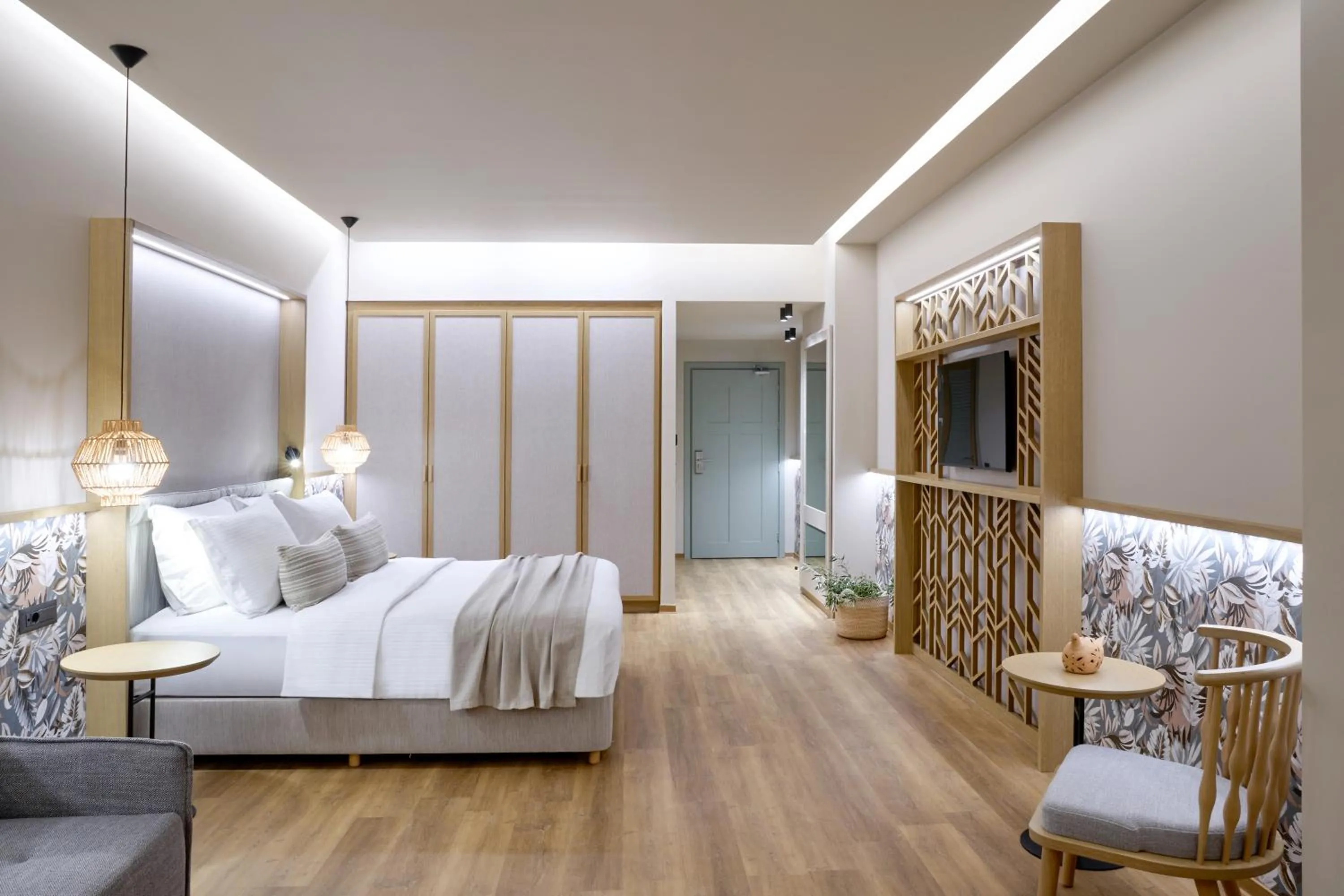 Bedroom, Bed in Wyndham Grand Crete Mirabello Bay