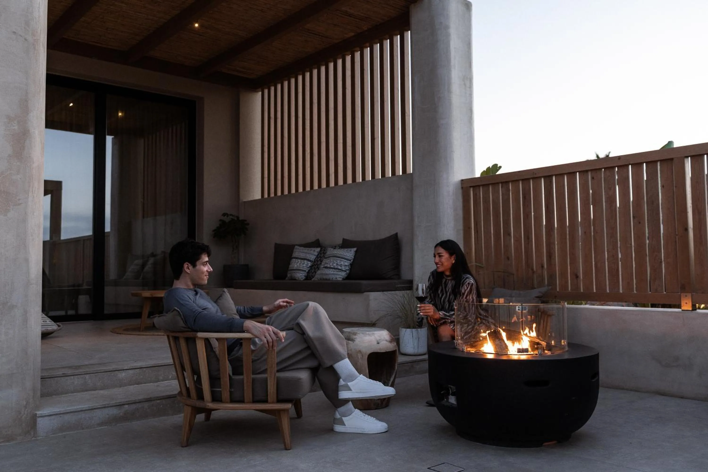 Seating area in Unique Blue! Resort and Villas Adults Only