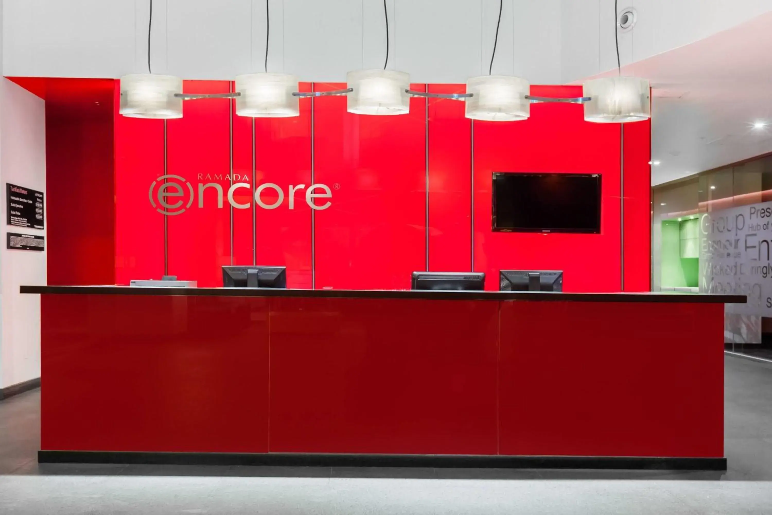 Lobby or reception in Ramada Encore by Wyndham Guadalajara Sur Lobby or reception in Ramada Encore by Wyndham Guadalajara Sur