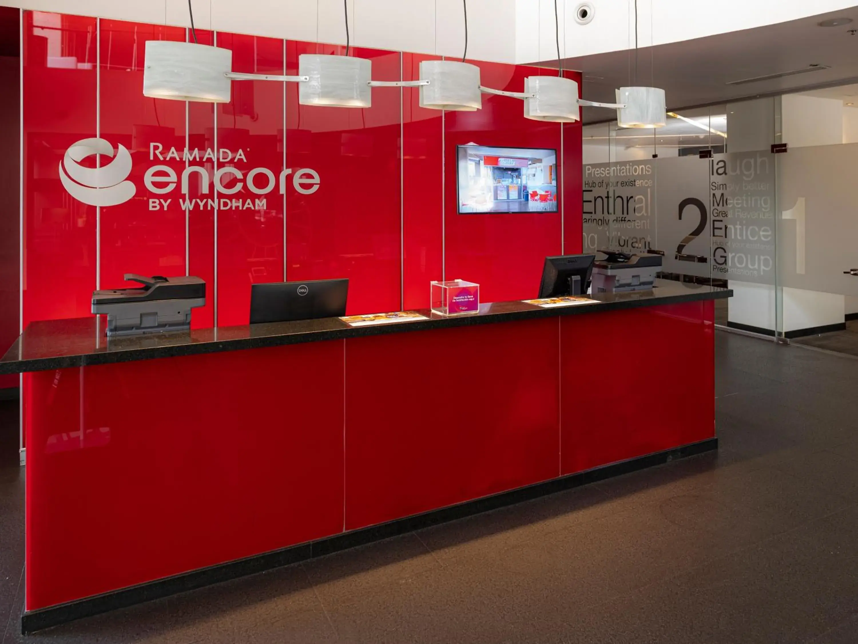 Lobby or reception in Ramada Encore by Wyndham Guadalajara Sur Lobby or reception in Ramada Encore by Wyndham Guadalajara Sur