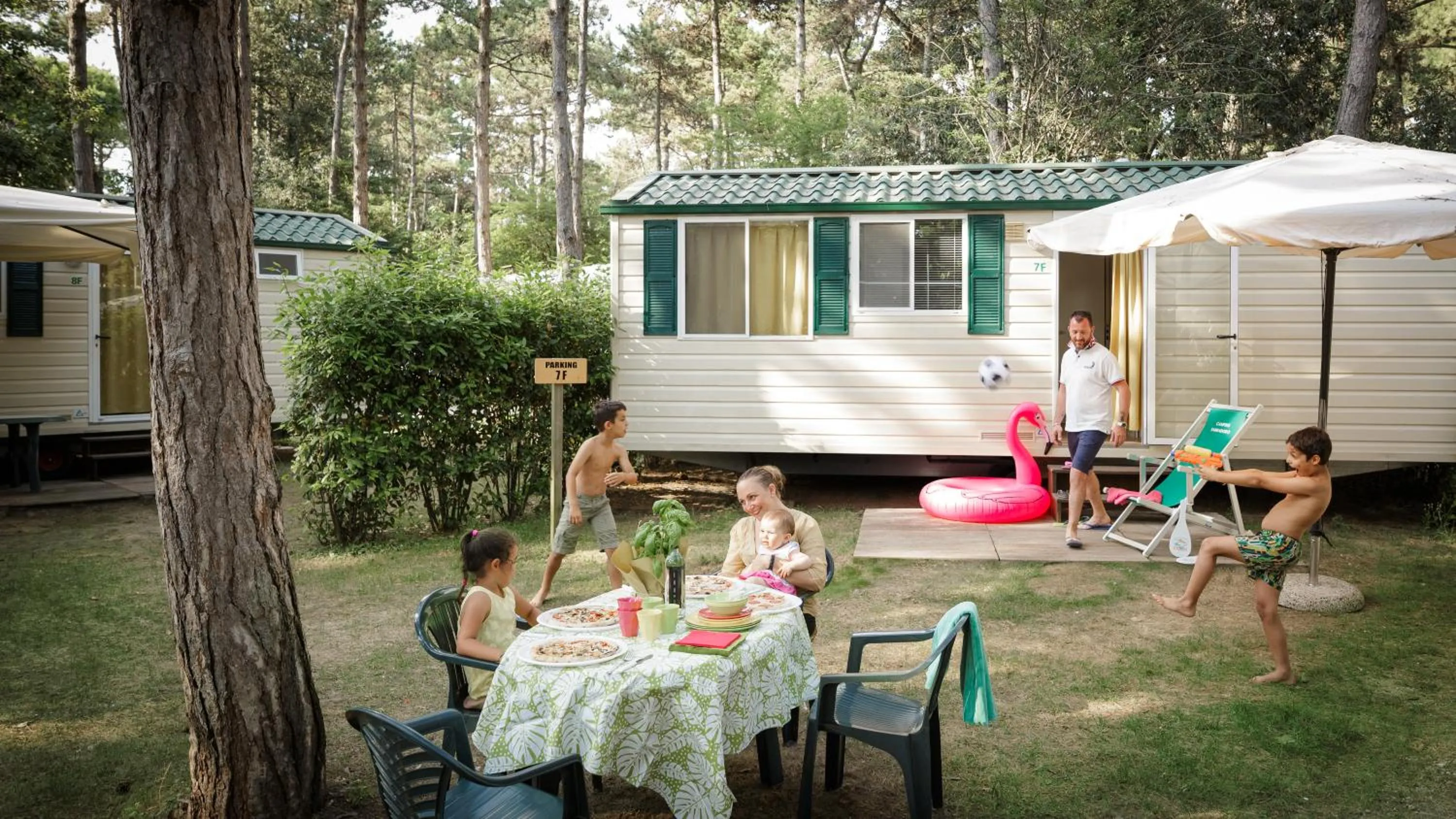 Mobile Home Family Dependence in Camping Sabbiadoro