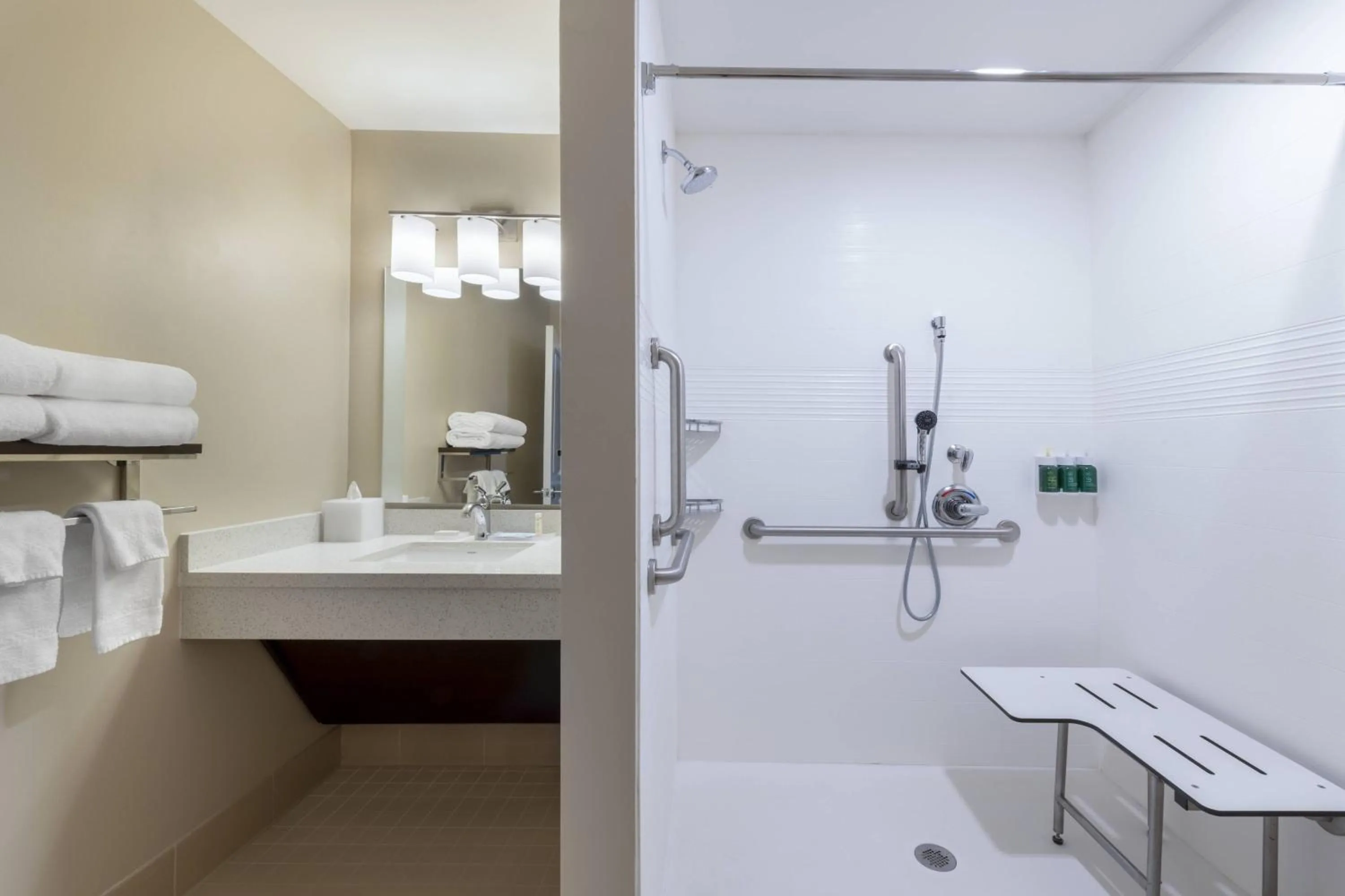 Bathroom in TownePlace Suites by Marriott St. Louis Edwardsville, IL