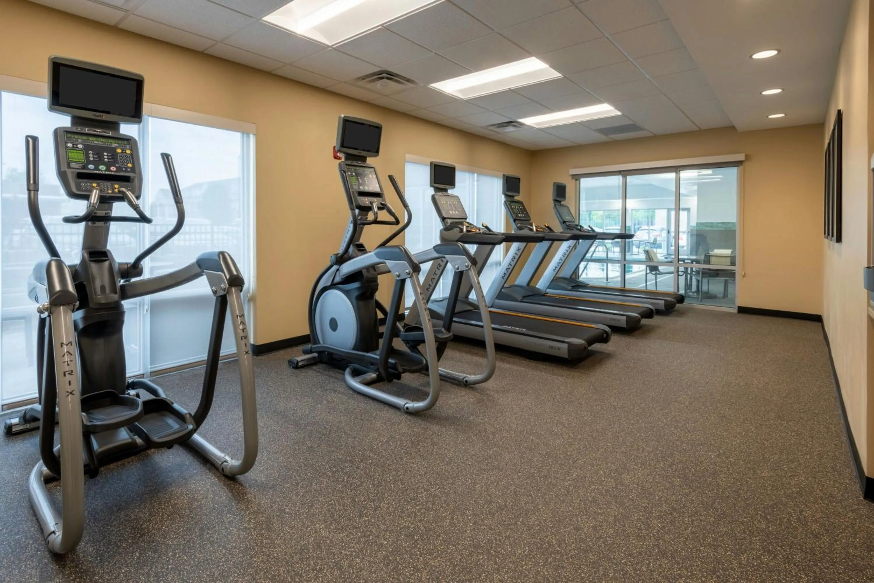 Fitness centre/facilities in TownePlace Suites by Marriott St. Louis Edwardsville, IL
