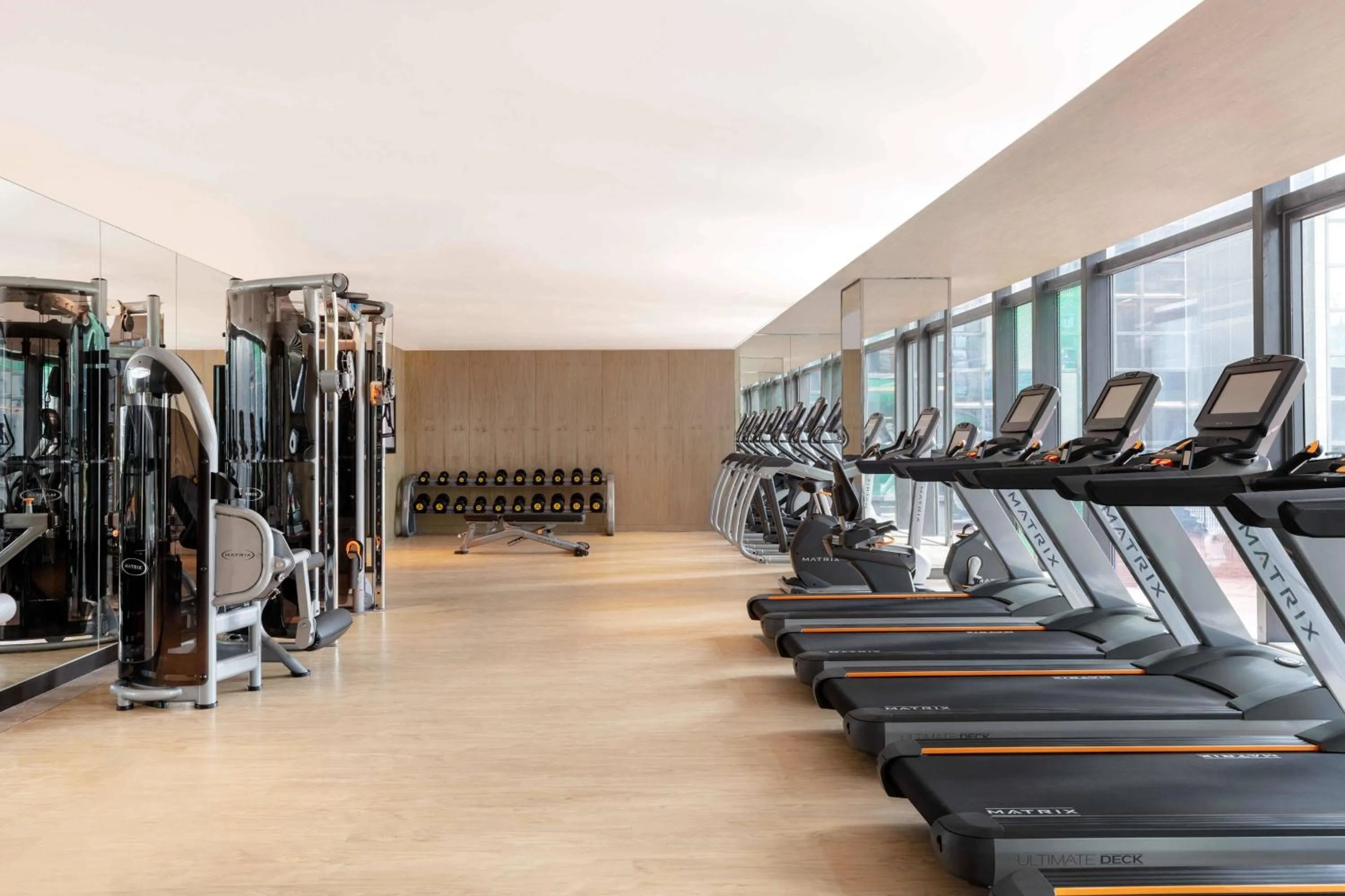 Fitness centre/facilities in Courtyard by Marriott Shenzhen Bay