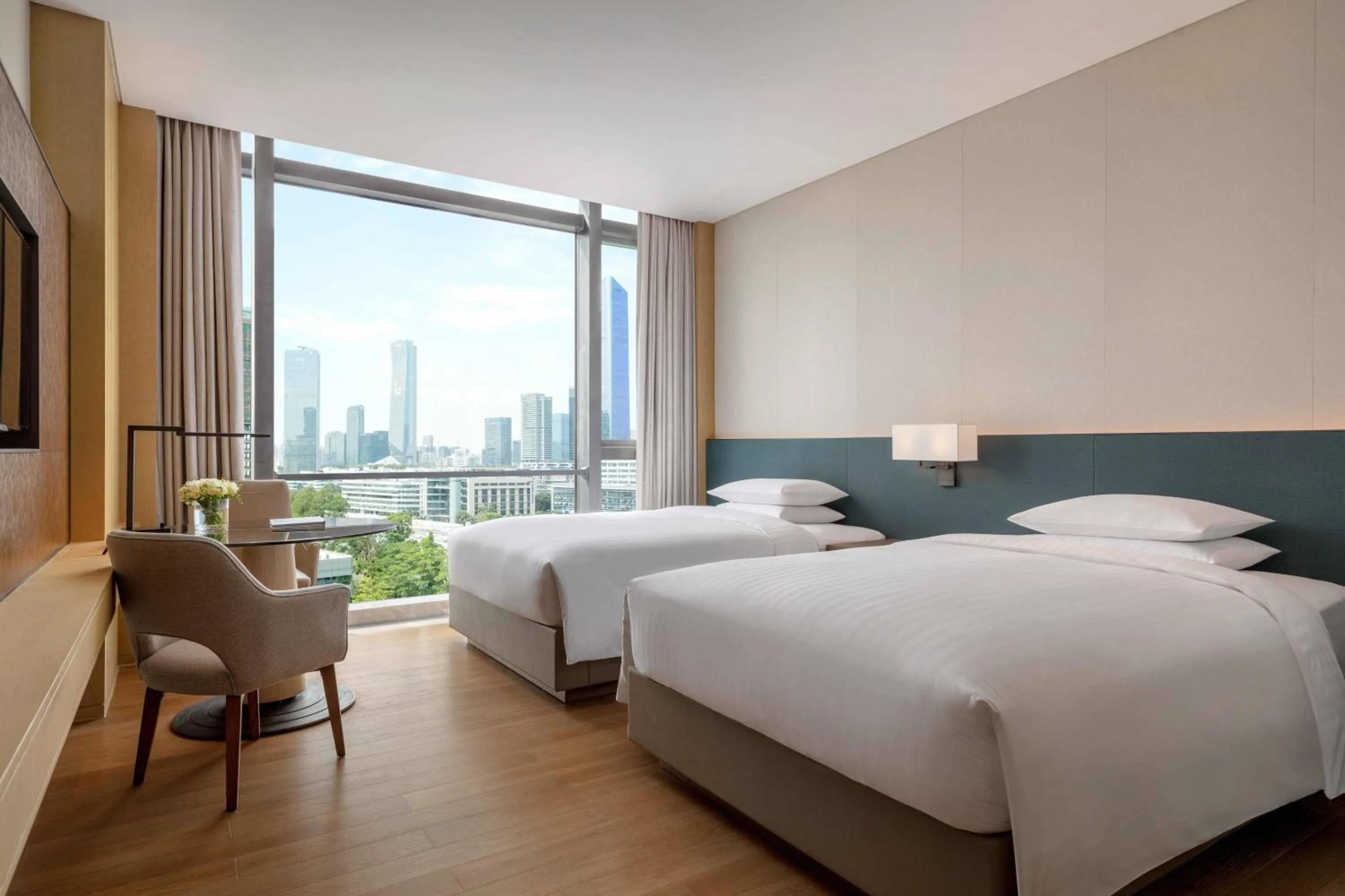 Photo of the whole room, Bed in Courtyard by Marriott Shenzhen Bay