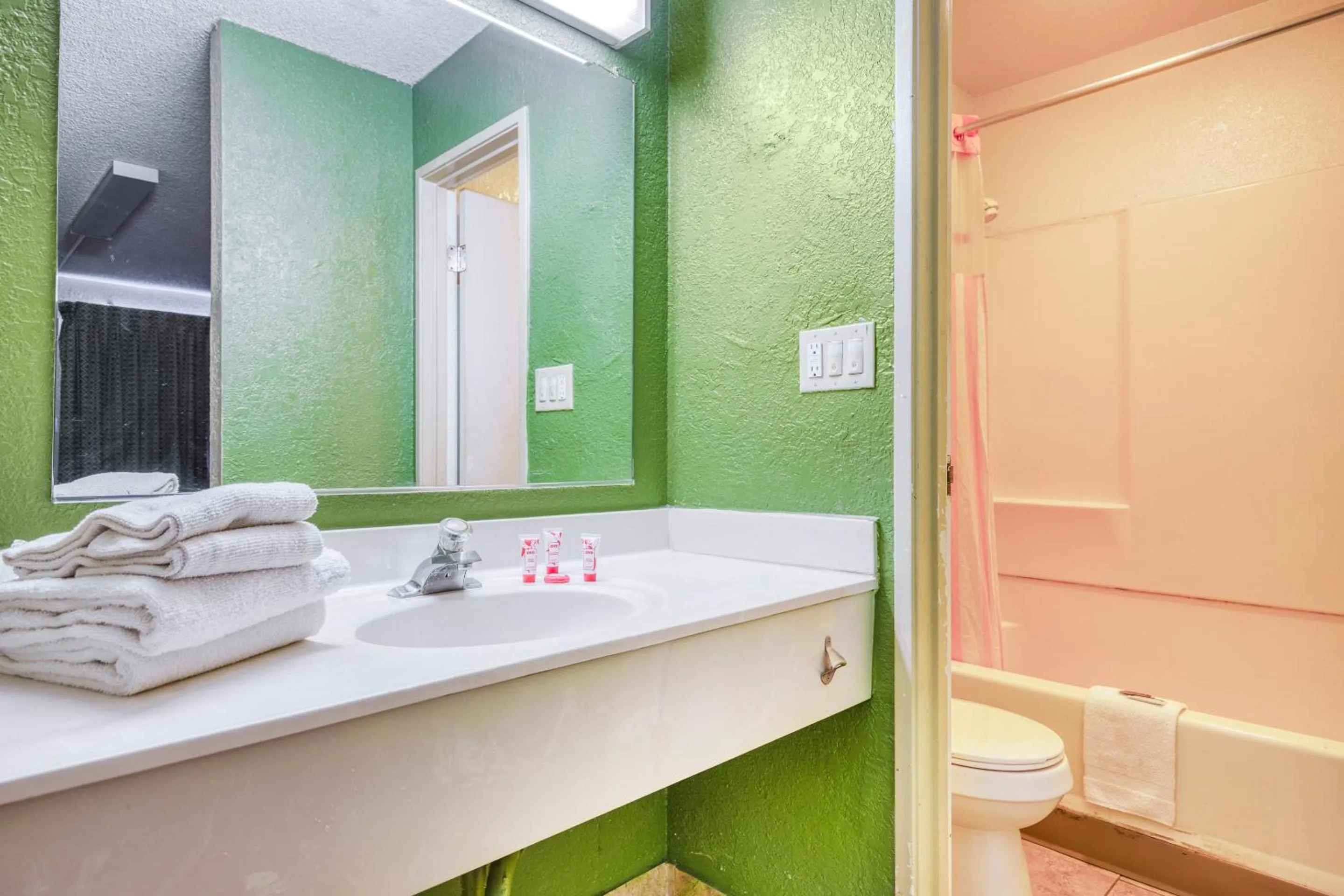 Bathroom in OYO Hotel Tucson Downtown