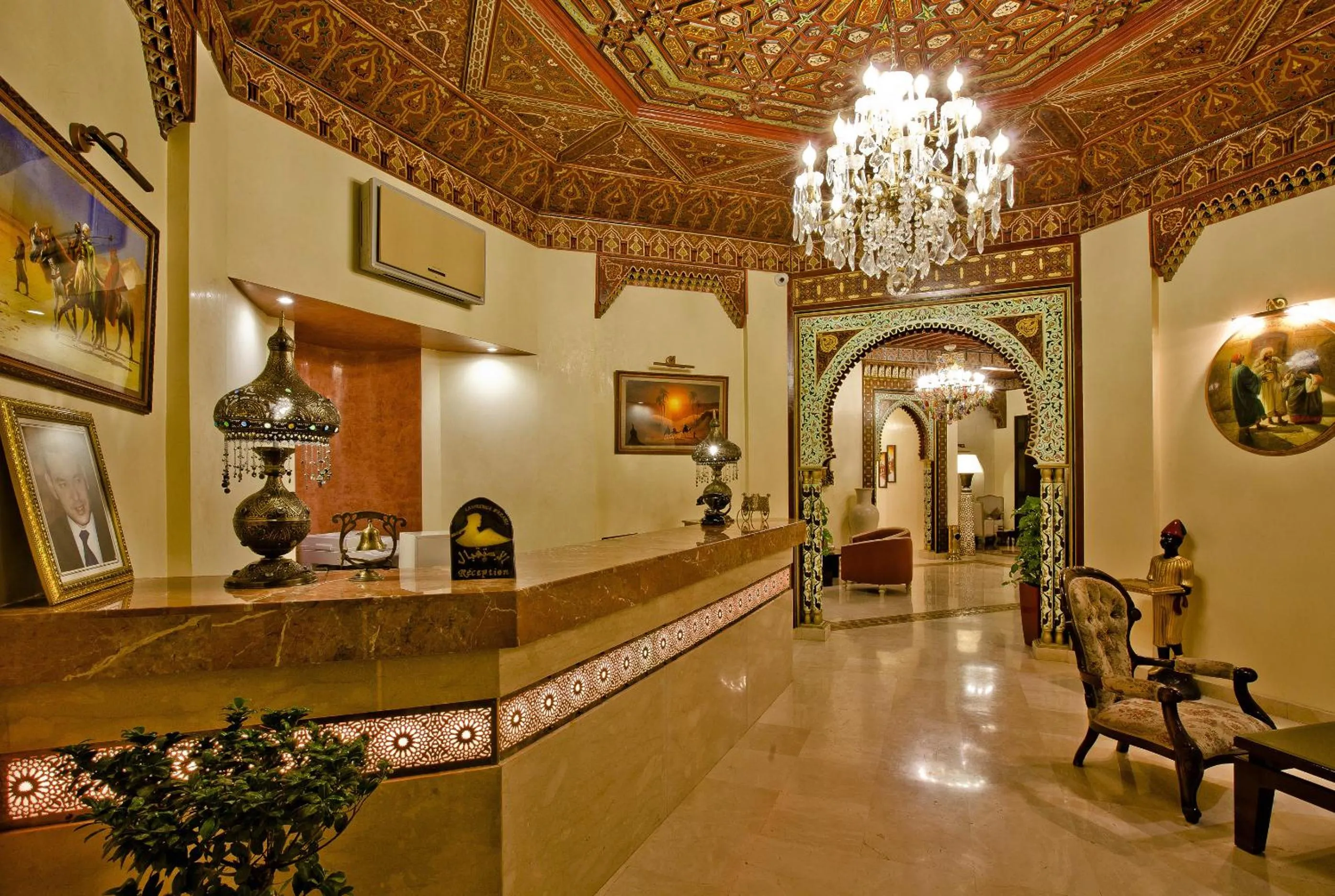 Lobby or reception in Hotel Lawrence d'Arabie