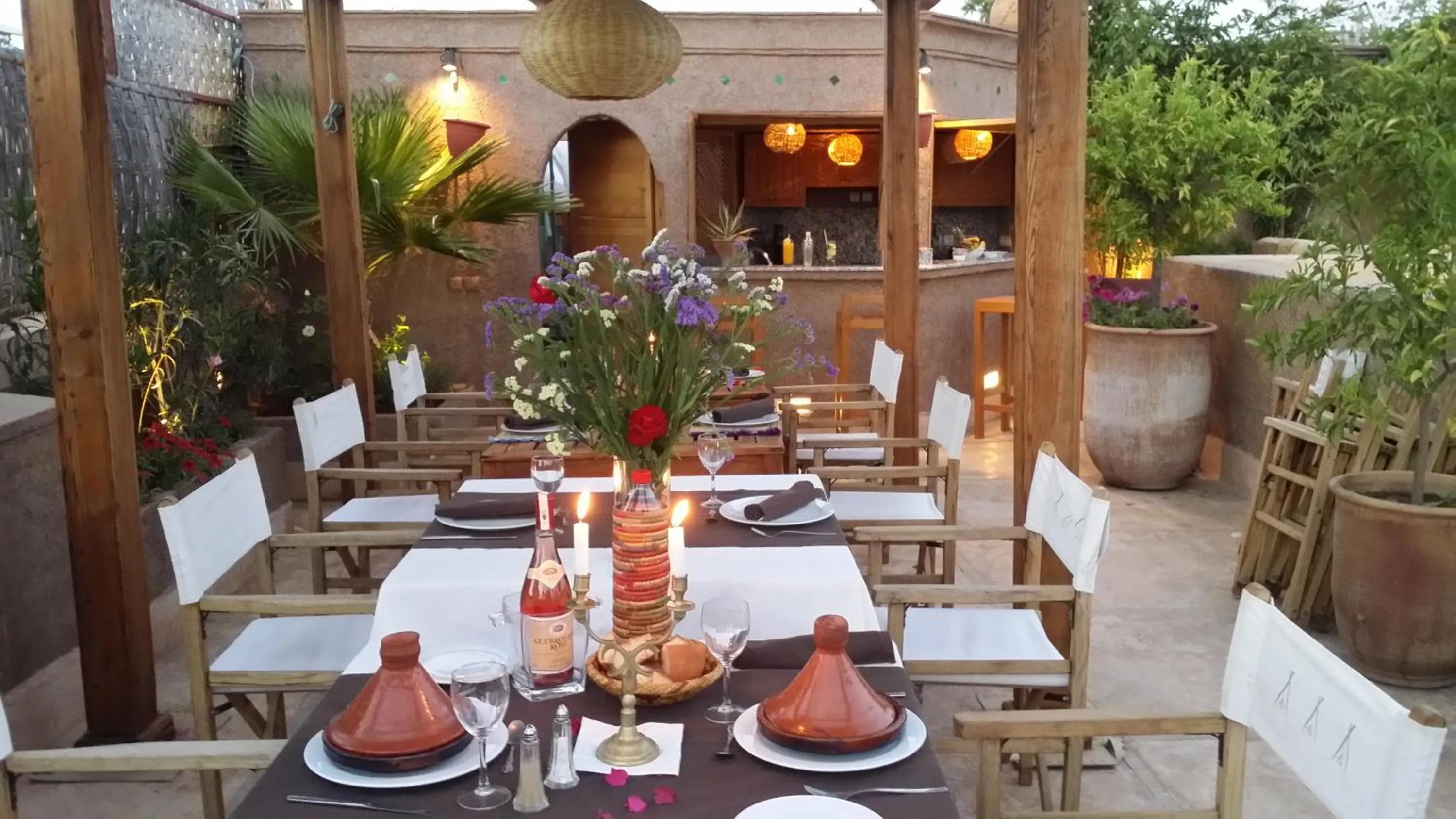 Patio in Riad Al Ksar & Spa