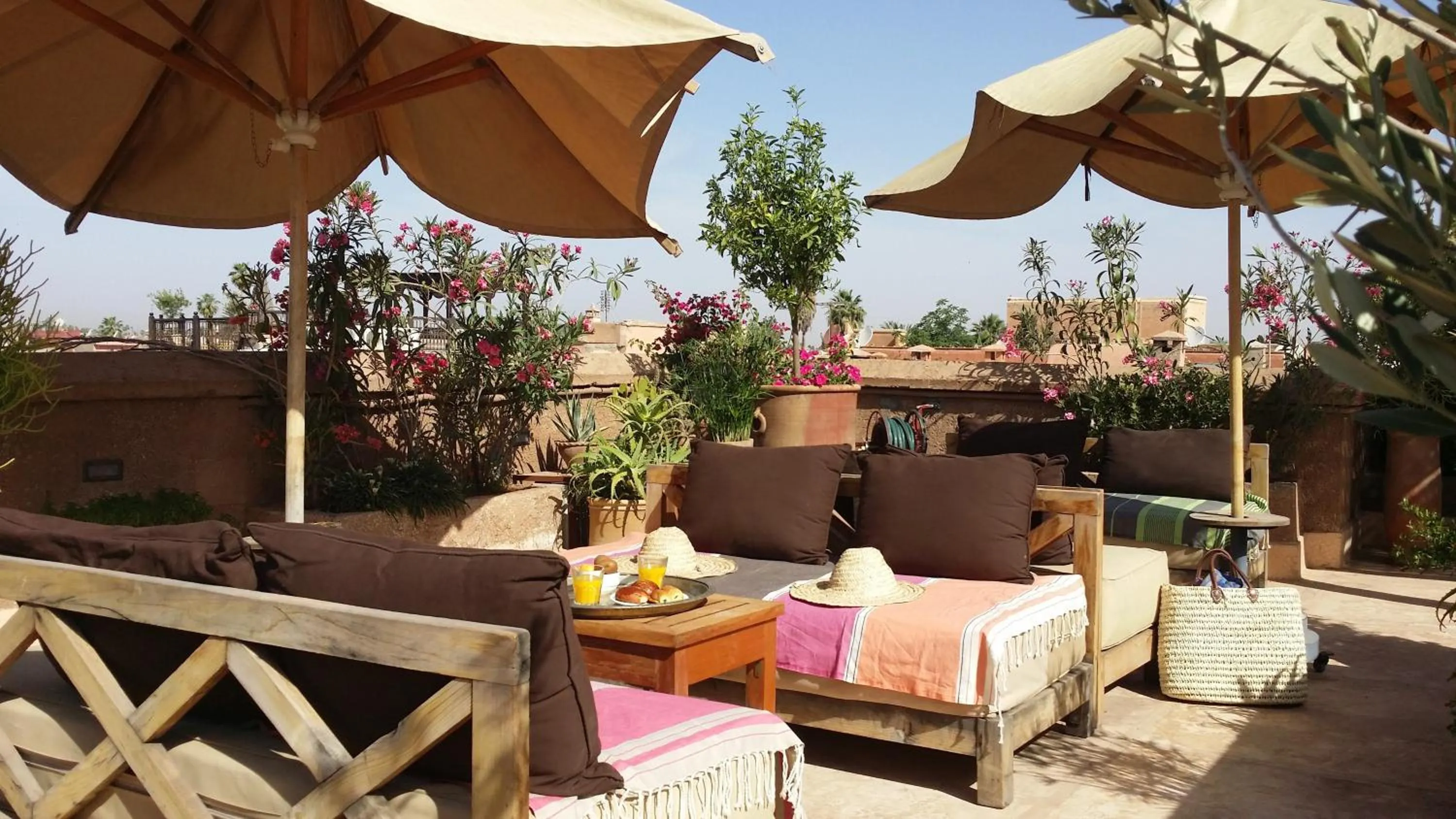 Patio in Riad Al Ksar & Spa