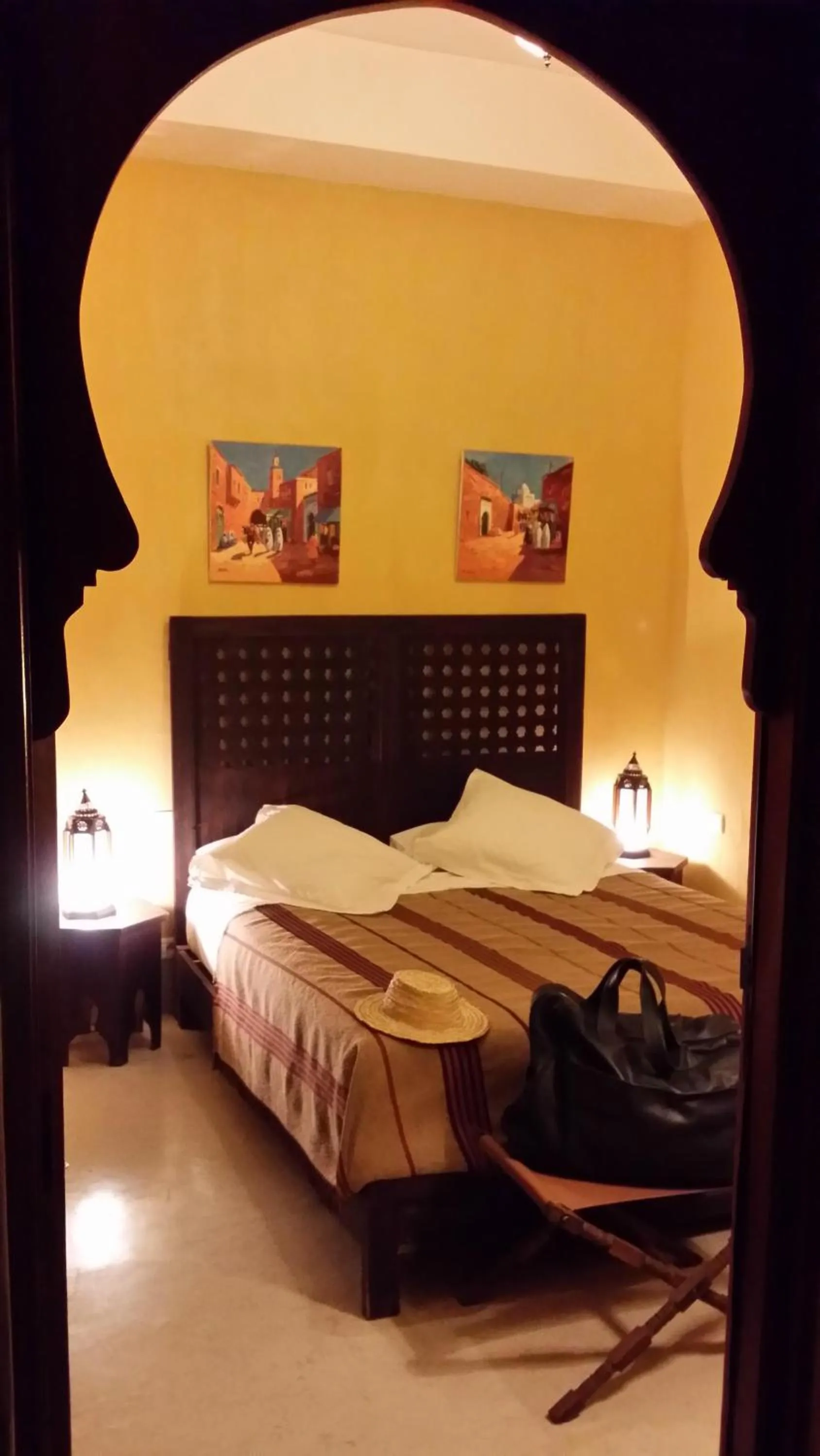 Garden view, Bed in Riad Al Ksar & Spa