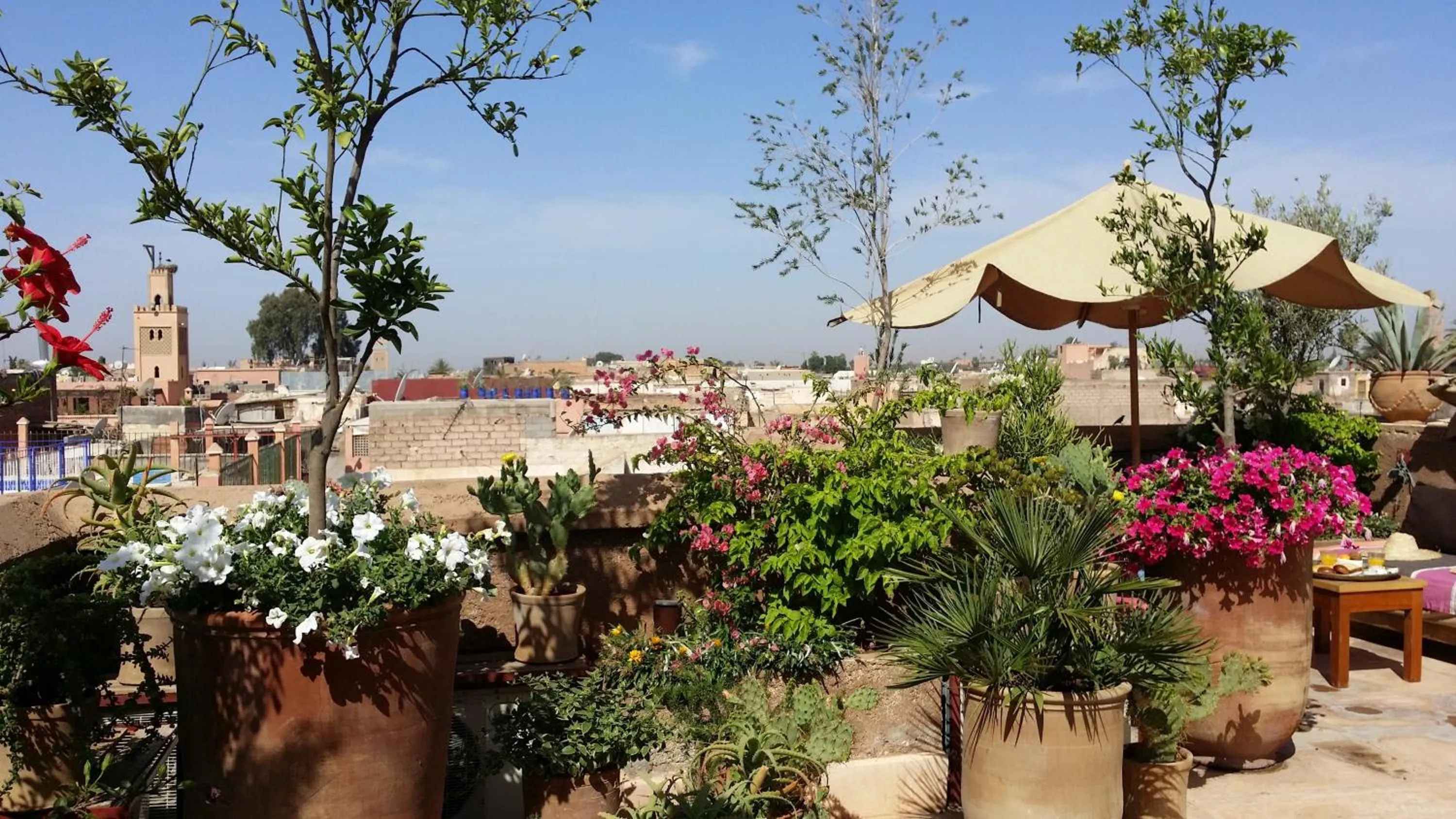 Patio in Riad Al Ksar & Spa