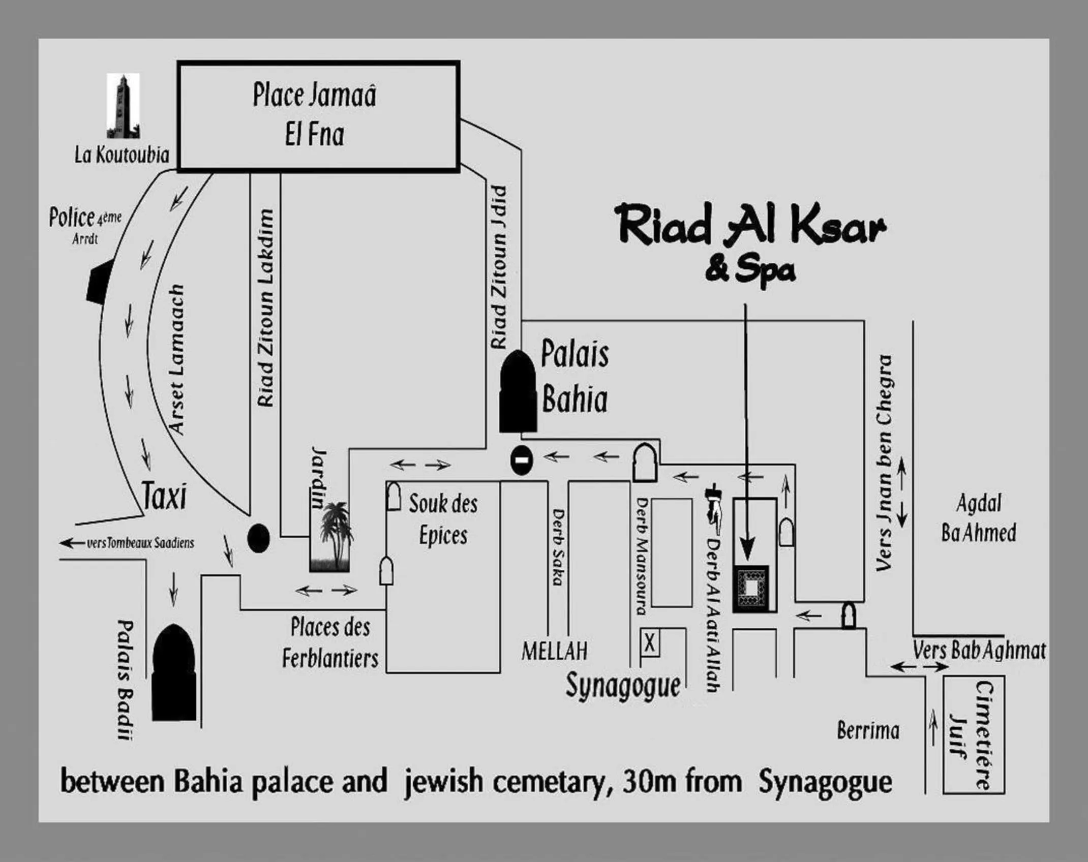 Bird's eye view in Riad Al Ksar & Spa