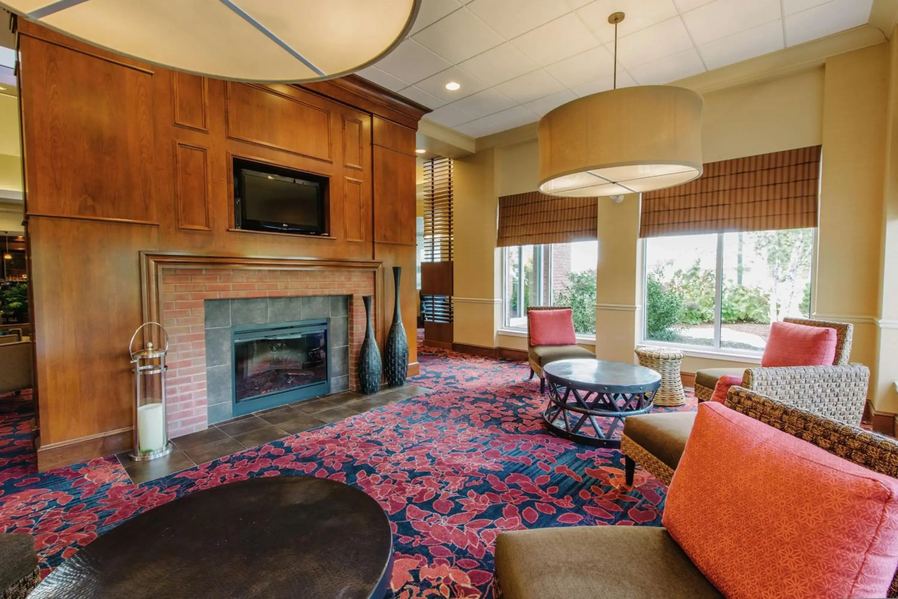 Lobby or reception in Hilton Garden Inn Manchester Downtown Lobby or reception in Hilton Garden Inn Manchester Downtown