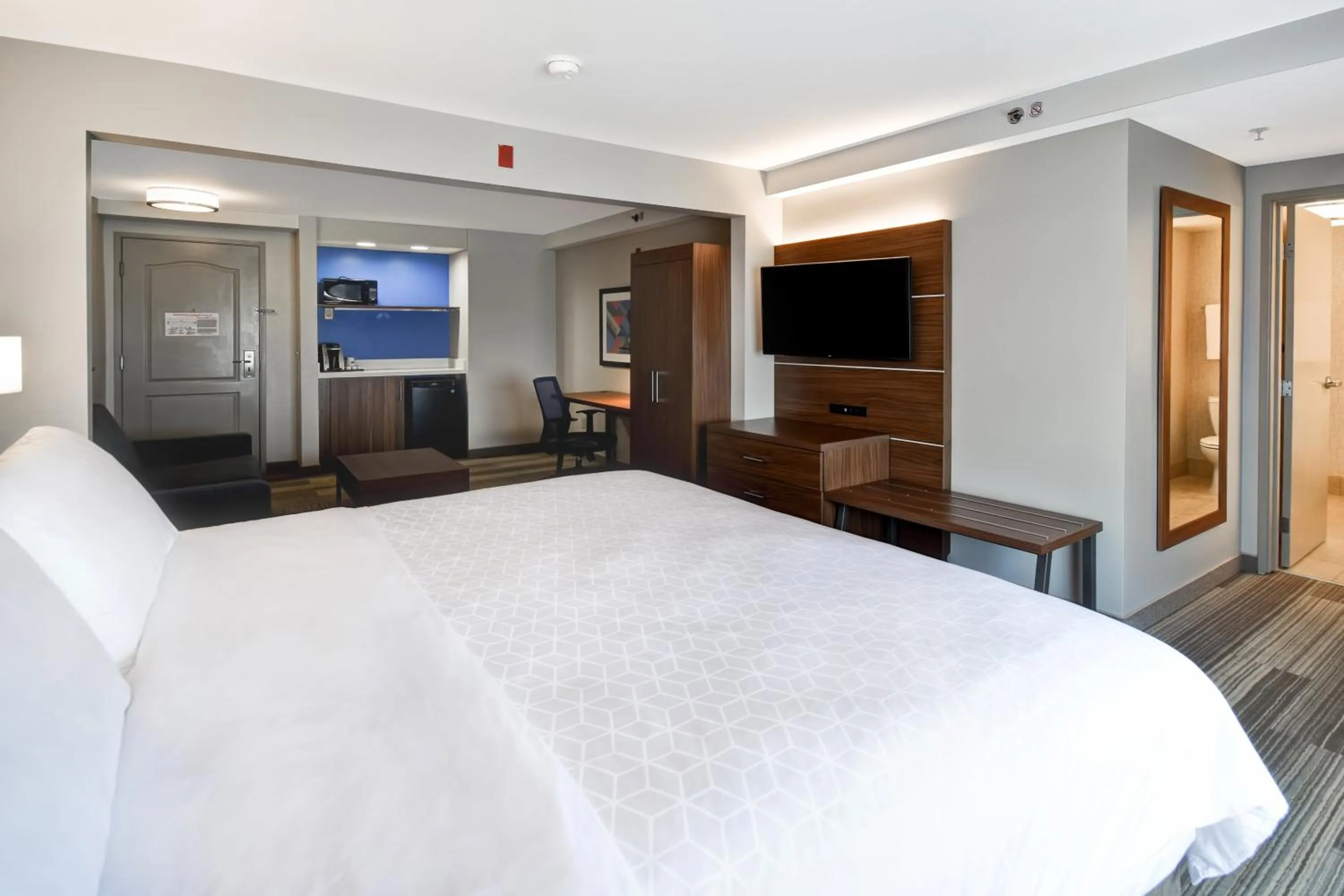 Photo of the whole room, Bed in Holiday Inn Express & Suites Schererville by IHG